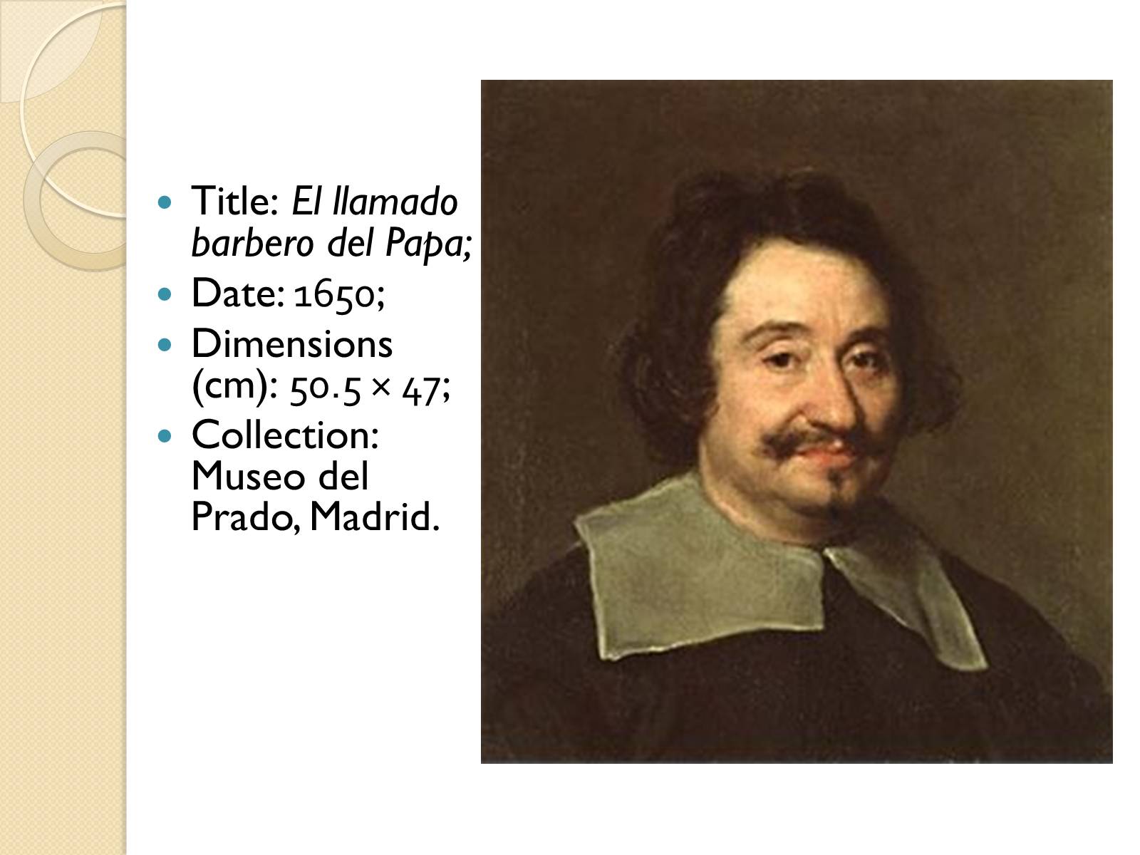 Презентація на тему «Diego Rodriguez de Silva y Velazquez» - Слайд #15 Презентація на тему «Diego Rodriguez de Silva y Velazquez» - Слайд #15