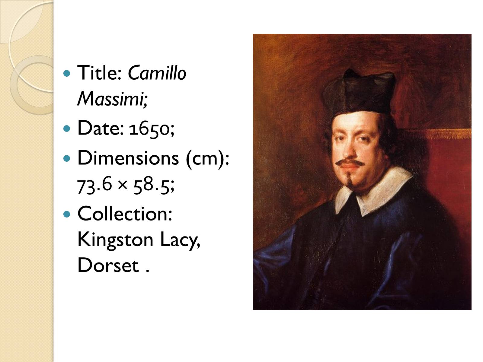 Презентація на тему «Diego Rodriguez de Silva y Velazquez» - Слайд #16 Презентація на тему «Diego Rodriguez de Silva y Velazquez» - Слайд #16