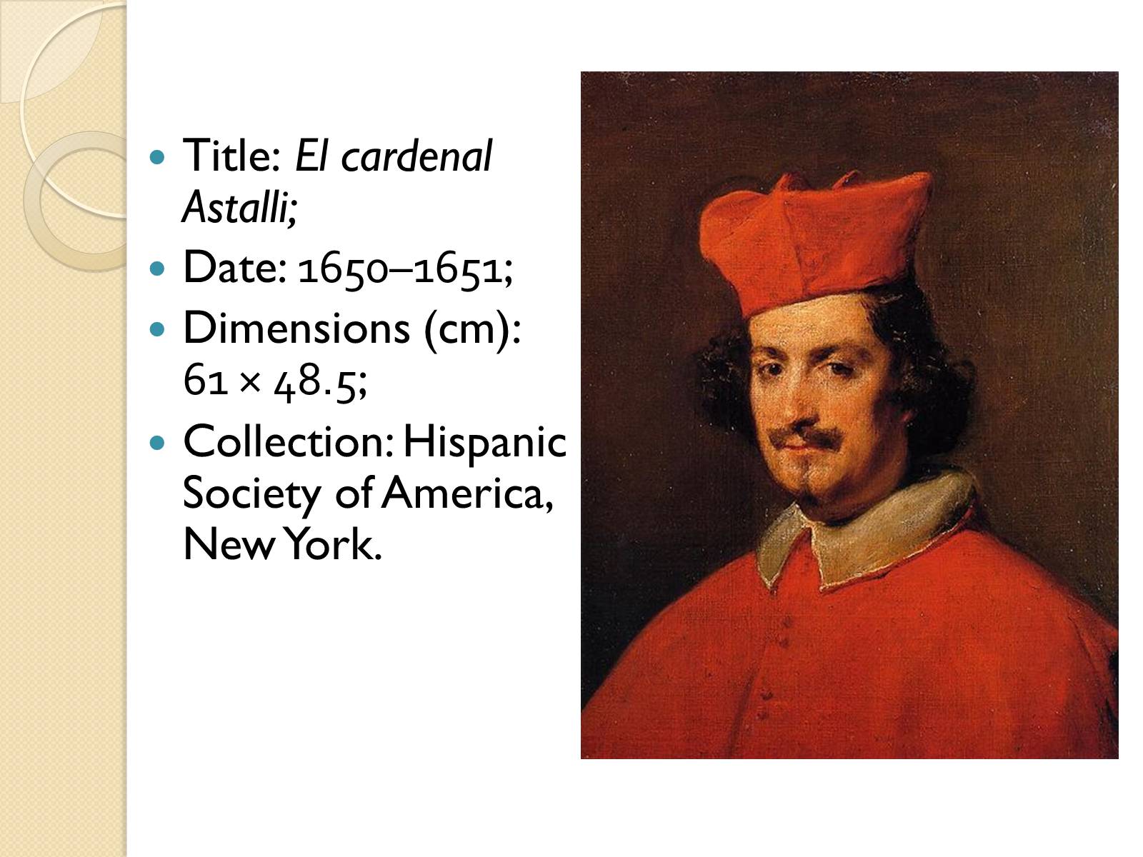 Презентація на тему «Diego Rodriguez de Silva y Velazquez» - Слайд #17 Презентація на тему «Diego Rodriguez de Silva y Velazquez» - Слайд #17