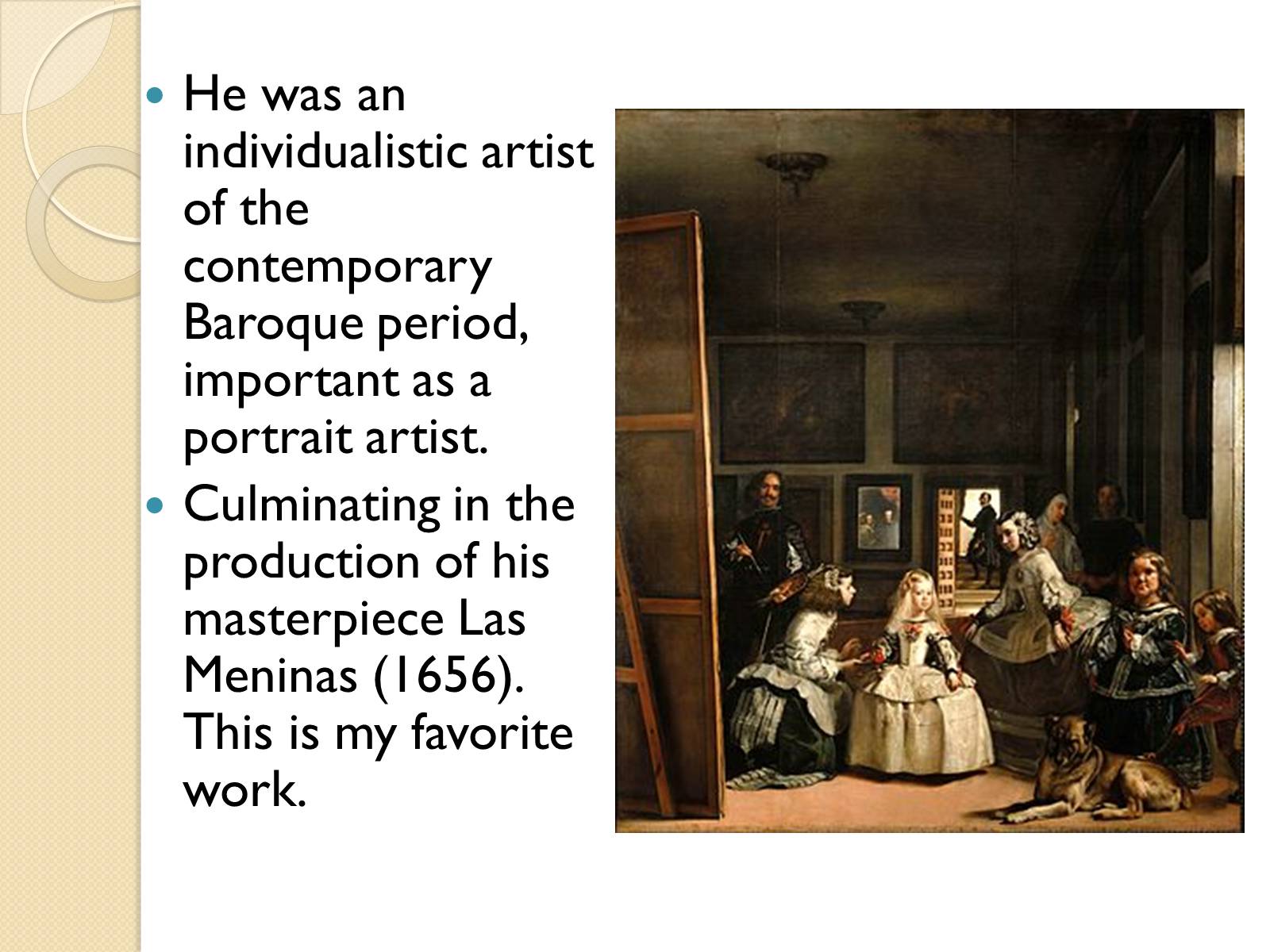 Презентація на тему «Diego Rodriguez de Silva y Velazquez» - Слайд #3 Презентація на тему «Diego Rodriguez de Silva y Velazquez» - Слайд #3
