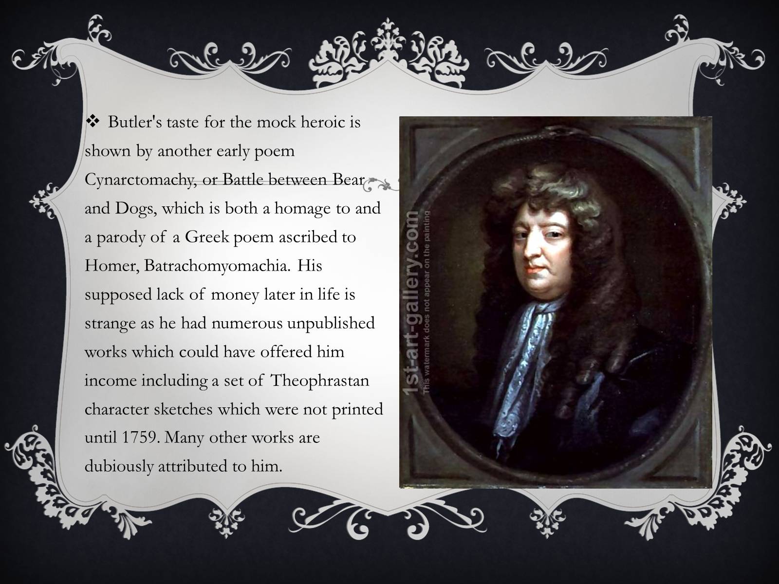 Презентація на тему «Samuel Butler» - Слайд #12 Презентація на тему «Samuel Butler» - Слайд #12