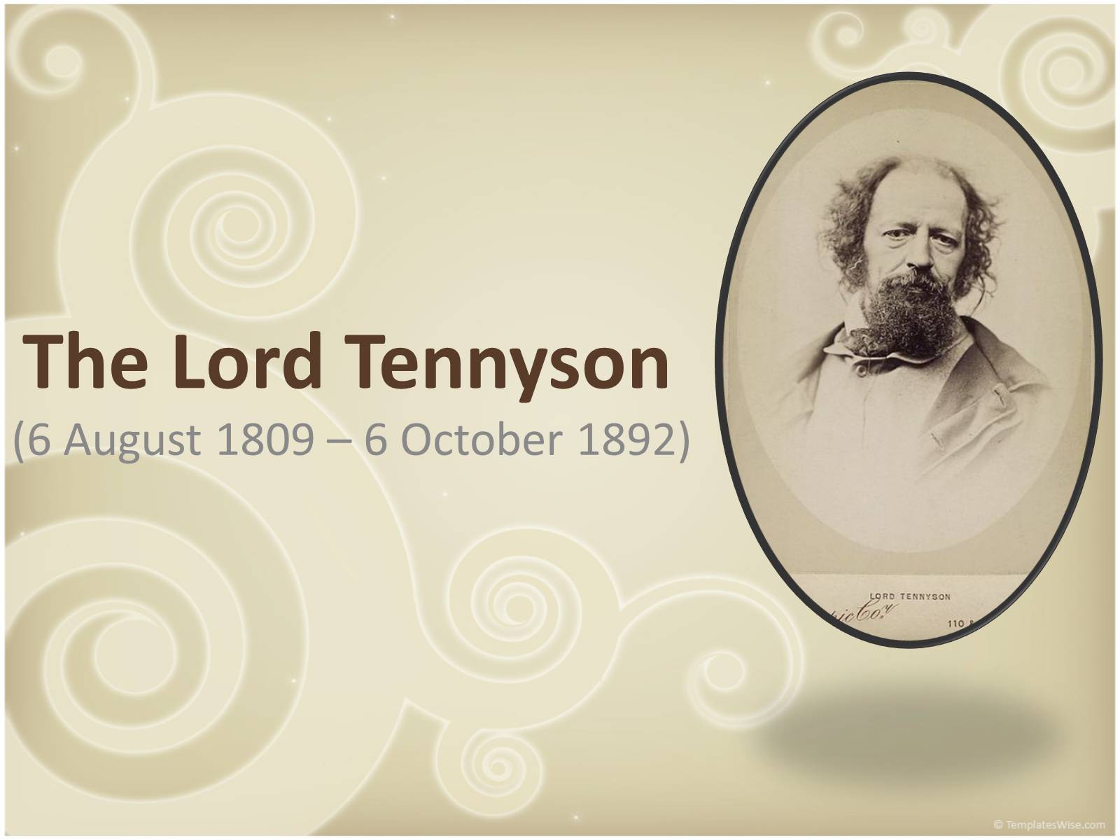 Презентація на тему «The Lord Tennyson» - Слайд #1 Презентація на тему «The Lord Tennyson» - Слайд #1