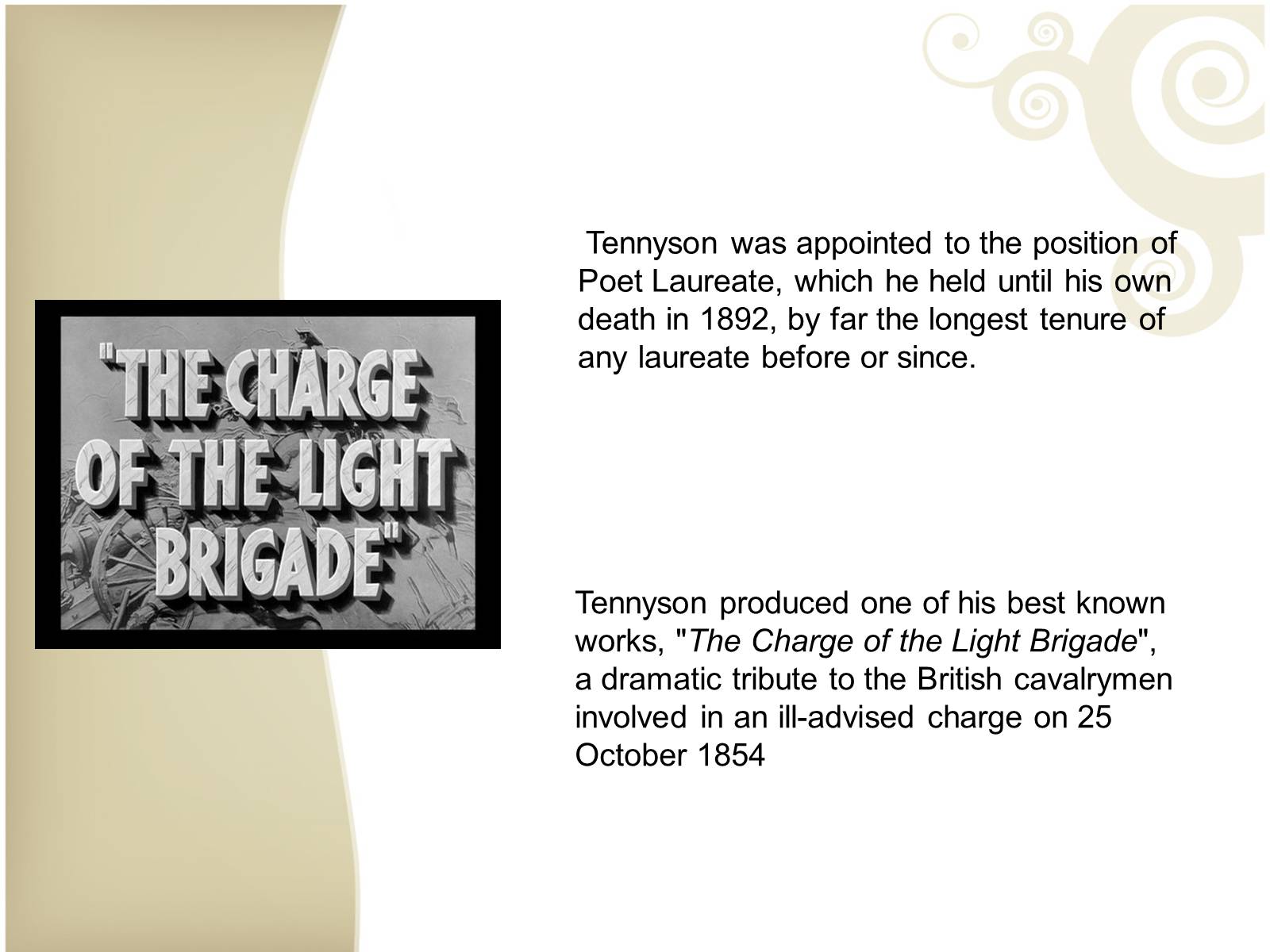 Презентація на тему «The Lord Tennyson» - Слайд #8 Презентація на тему «The Lord Tennyson» - Слайд #8