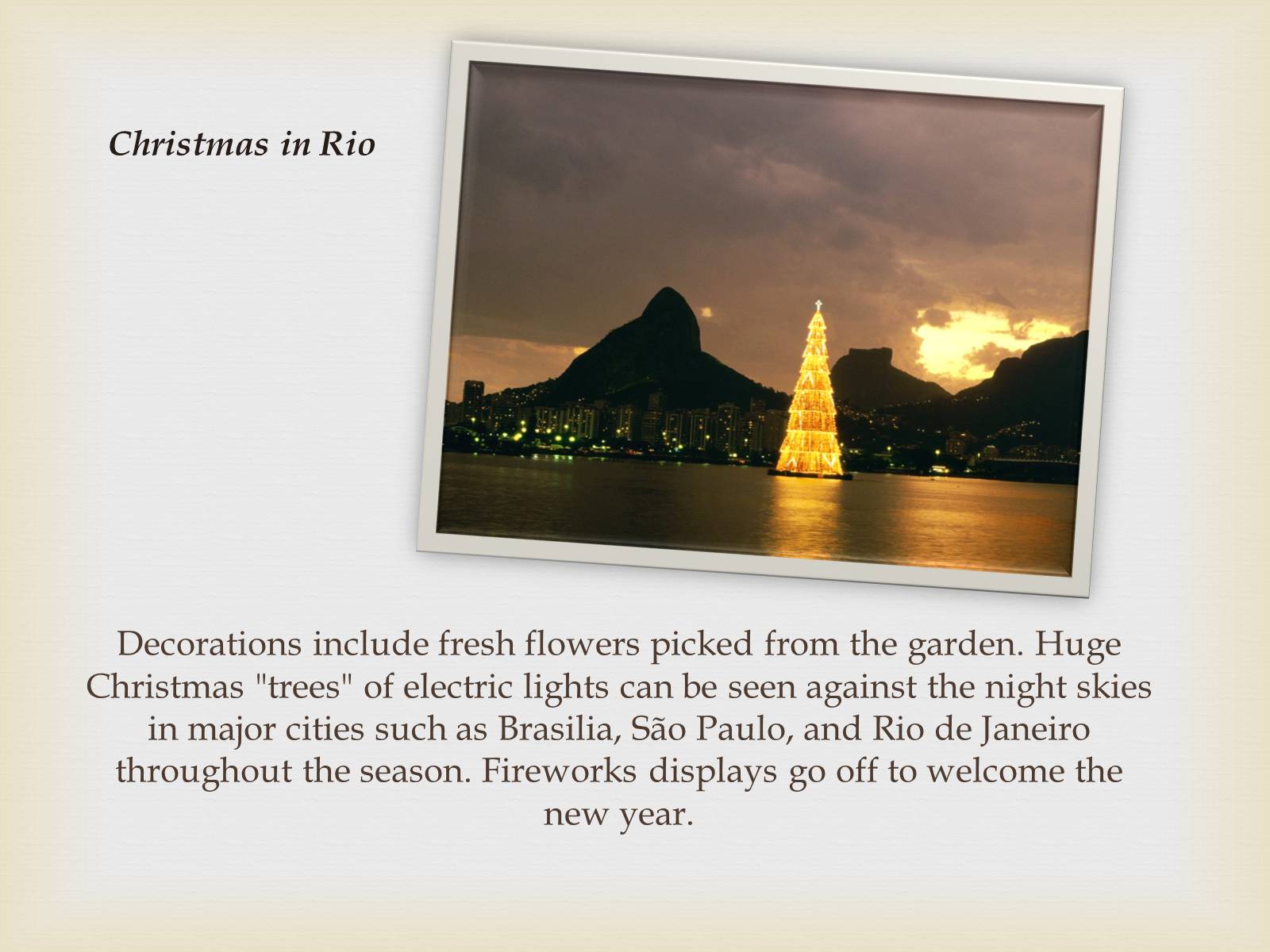 Презентація на тему «Christmas in Brazil» - Слайд #11 Презентація на тему «Christmas in Brazil» - Слайд #11