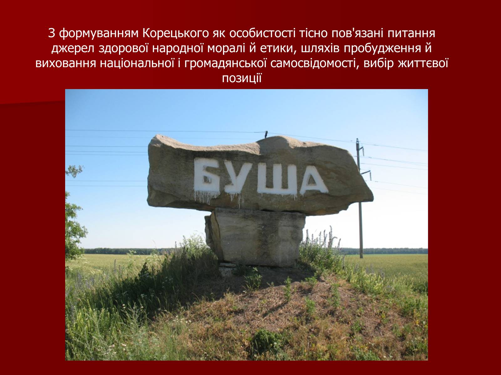 Презентація на тему «Характеристика образів у повісті М.Старицького «Оборона Буші»» - Слайд #6 Презентація на тему «Характеристика образів у повісті М.Старицького «Оборона Буші»» - Слайд #6