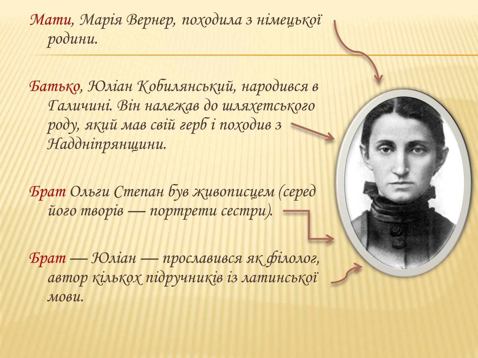 Презентація на тему «Ольга Кобилянська» (варіант 2) - Слайд #3 Презентація на тему «Ольга Кобилянська» (варіант 2) - Слайд #3
