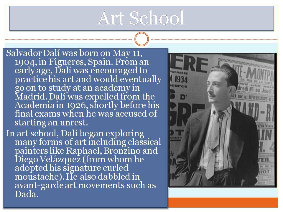 Презентація на тему «Salvador Dali» (варіант 3) - Слайд #6 Презентація на тему «Salvador Dali» (варіант 3) - Слайд #6