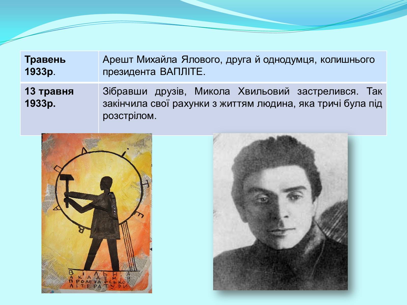 Презентація на тему «Микола Хвильовий» (варіант 7) - Слайд #5 Презентація на тему «Микола Хвильовий» (варіант 7) - Слайд #5
