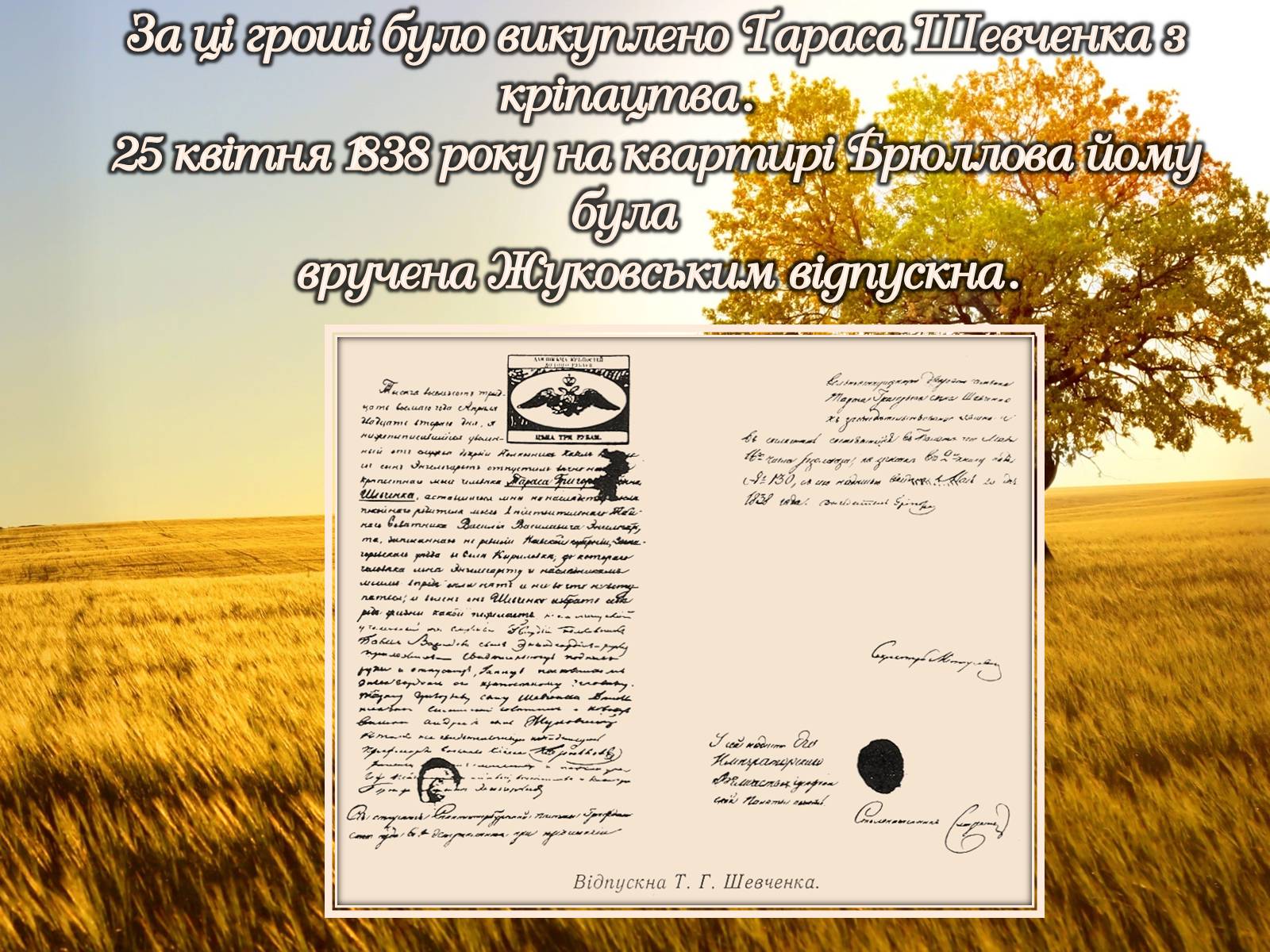 Презентація на тему «Тарас Шевченко» (варіант 15) - Слайд #15 Презентація на тему «Тарас Шевченко» (варіант 15) - Слайд #15