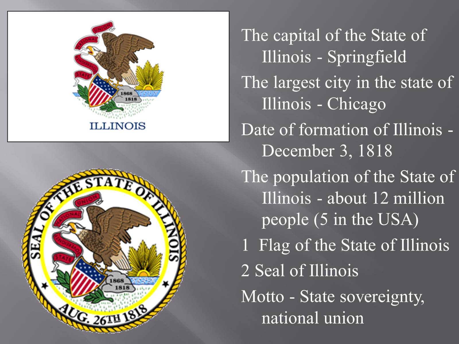 Презентація на тему «Illinois» (варіант 2) - Слайд #2 Презентація на тему «Illinois» (варіант 2) - Слайд #2