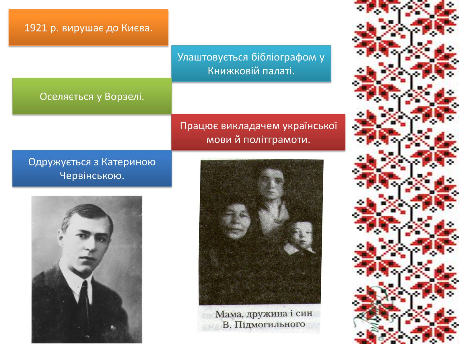 Презентація на тему «Підмогильний Валер’ян Петрович» (варіант 3) - Слайд #6 Презентація на тему «Підмогильний Валер’ян Петрович» (варіант 3) - Слайд #6