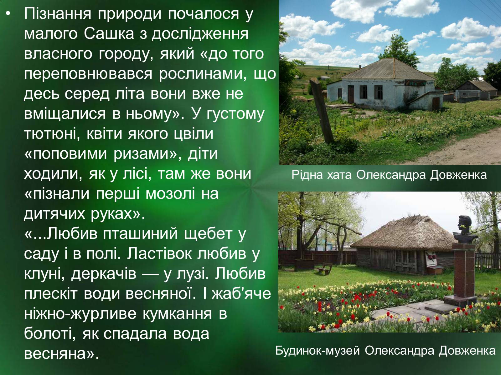 Презентація на тему «Роль природи в творі Зачарована десна» - Слайд #7 Презентація на тему «Роль природи в творі Зачарована десна» - Слайд #7