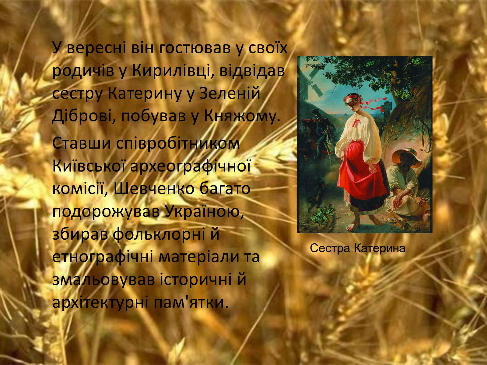 Презентація на тему «Тарас Григорович Шевченко. Період «трьох літ»» - Слайд #12 Презентація на тему «Тарас Григорович Шевченко. Період «трьох літ»» - Слайд #12