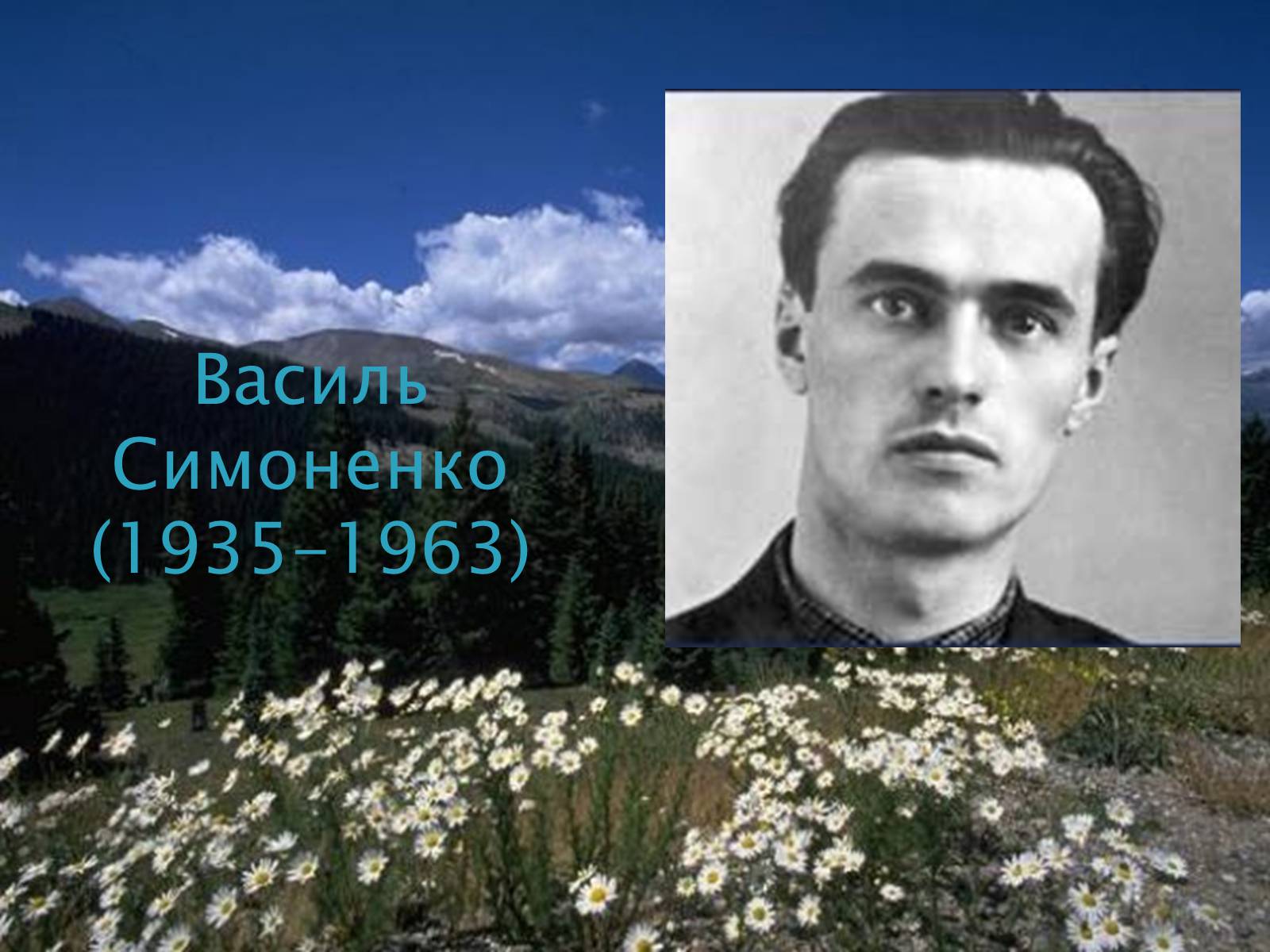 Презентація на тему «Василь Симоненко» (варіант 16) - Слайд #2 Презентація на тему «Василь Симоненко» (варіант 16) - Слайд #2