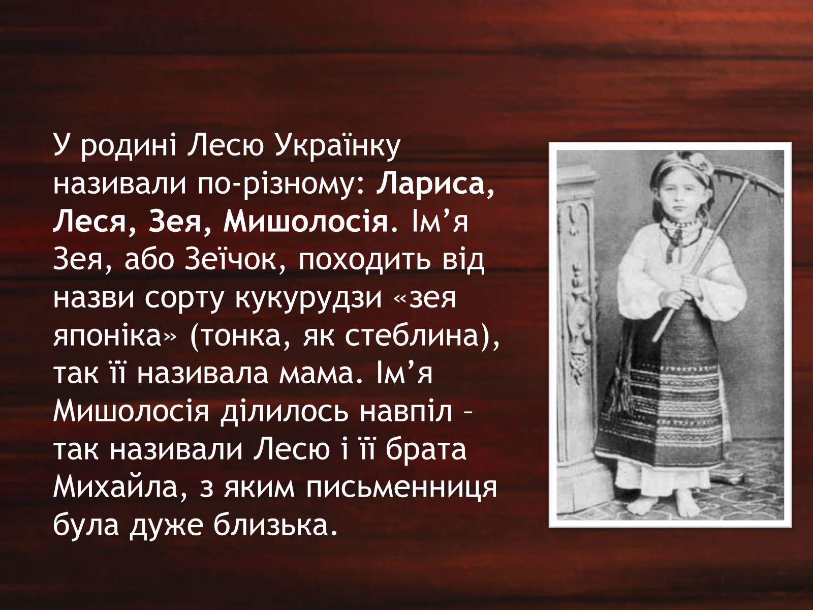Презентація на тему «Життєві дороги Лесі Українки» - Слайд #4 Презентація на тему «Життєві дороги Лесі Українки» - Слайд #4