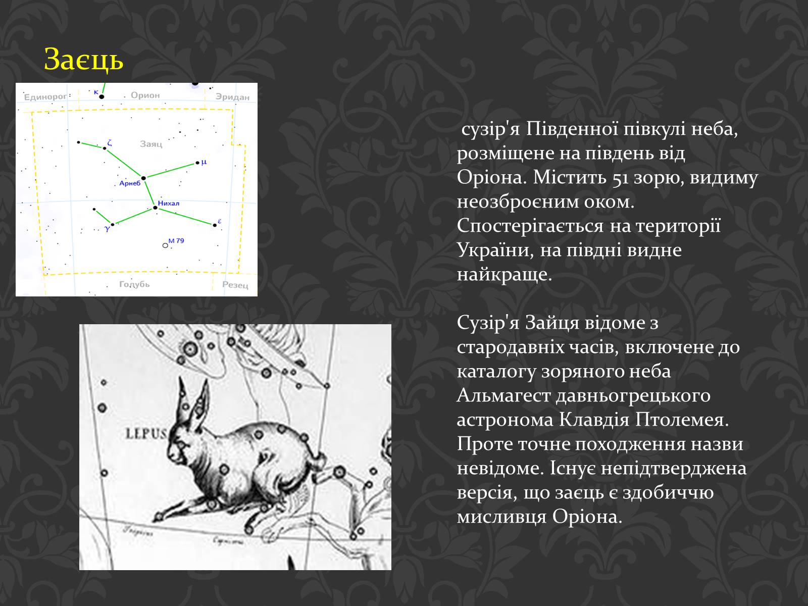 Презентація на тему «Сузір’я» (варіант 6) - Слайд #31 Презентація на тему «Сузір’я» (варіант 6) - Слайд #31
