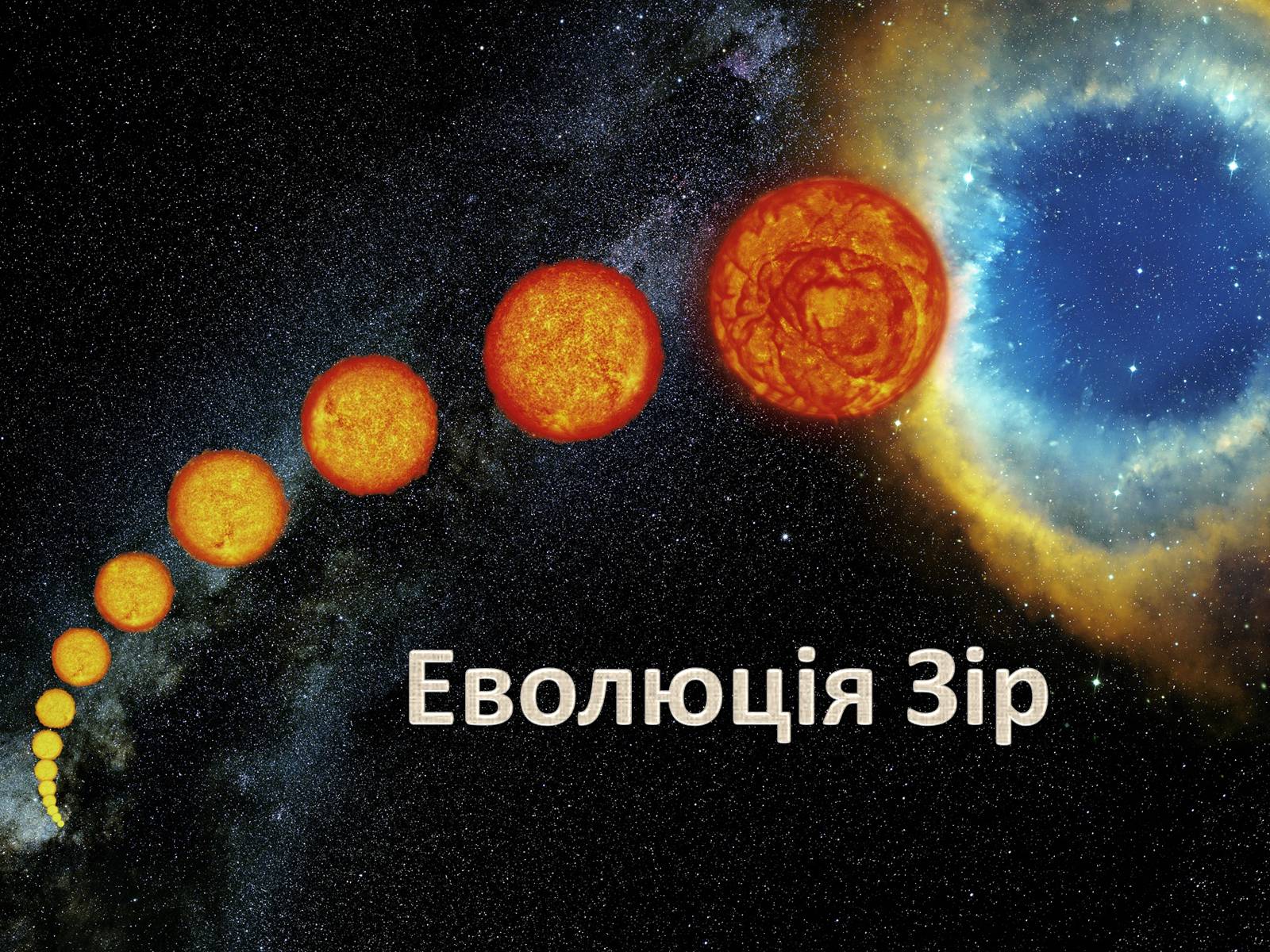 Презентація на тему «Еволюція Зір» (варіант 6) - Слайд #1 Презентація на тему «Еволюція Зір» (варіант 6) - Слайд #1