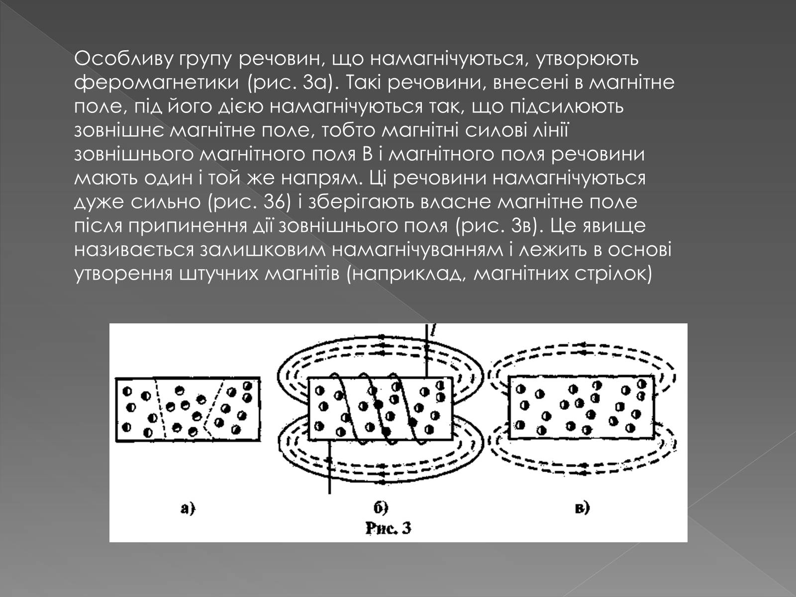 Презентація на тему «Магнітні властивості речовини. Застосування магнітних матеріалів» - Слайд #10 Презентація на тему «Магнітні властивості речовини. Застосування магнітних матеріалів» - Слайд #10