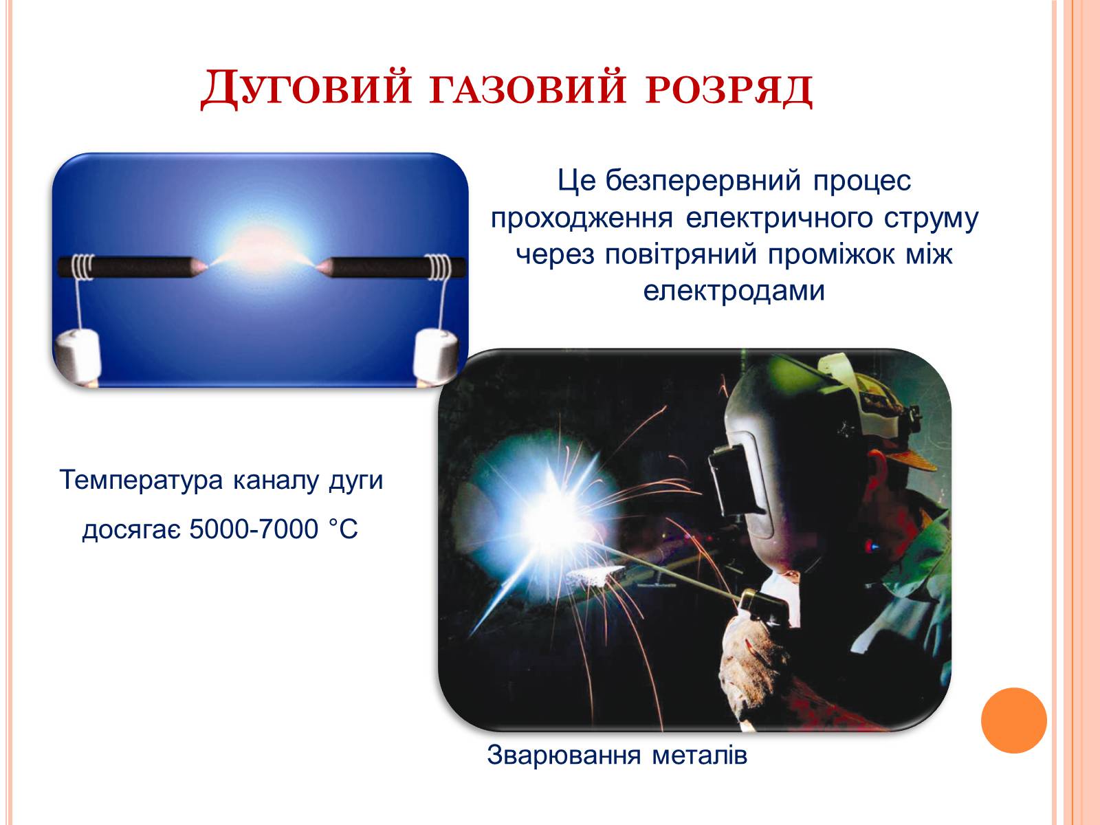 Презентація на тему «Електричний струм у газах. Застосування струму в газах у побуті, в промисловості, техніці» - Слайд #11 Презентація на тему «Електричний струм у газах. Застосування струму в газах у побуті, в промисловості, техніці» - Слайд #11