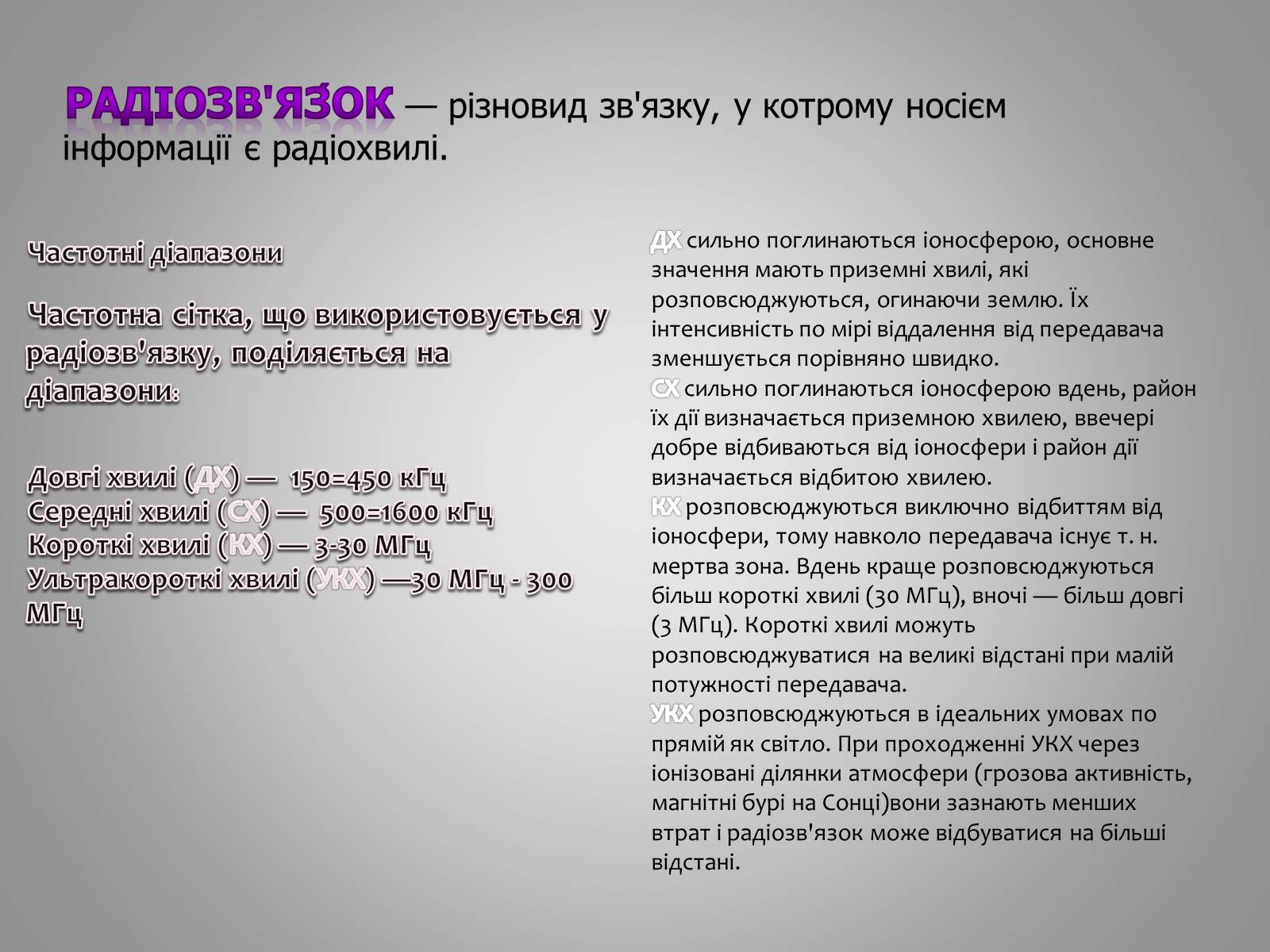 Презентація на тему «Принцип дії радіотелефонного зв’язку» - Слайд #2 Презентація на тему «Принцип дії радіотелефонного зв’язку» - Слайд #2