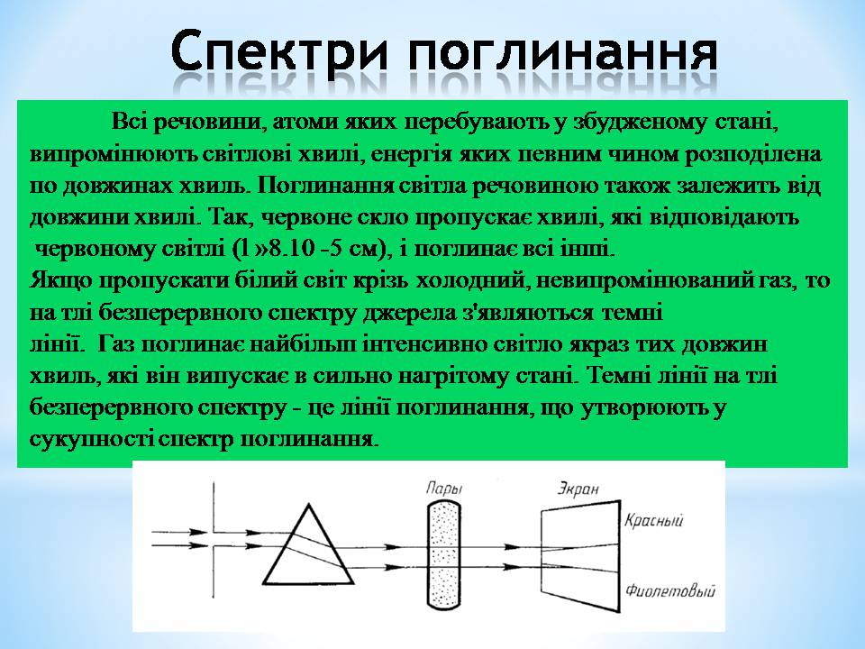 Презентація на тему «Види спектрів» - Слайд #7 Презентація на тему «Види спектрів» - Слайд #7
