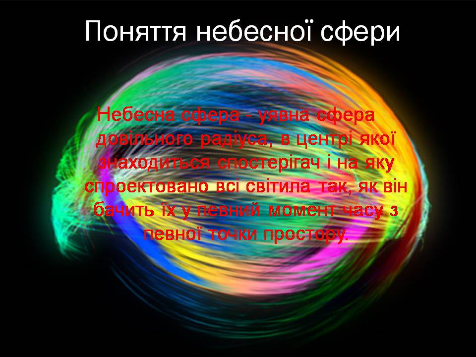 Презентація на тему «Небесна сфера. Сузір’я. Відстані до небесних світил» - Слайд #6 Презентація на тему «Небесна сфера. Сузір’я. Відстані до небесних світил» - Слайд #6