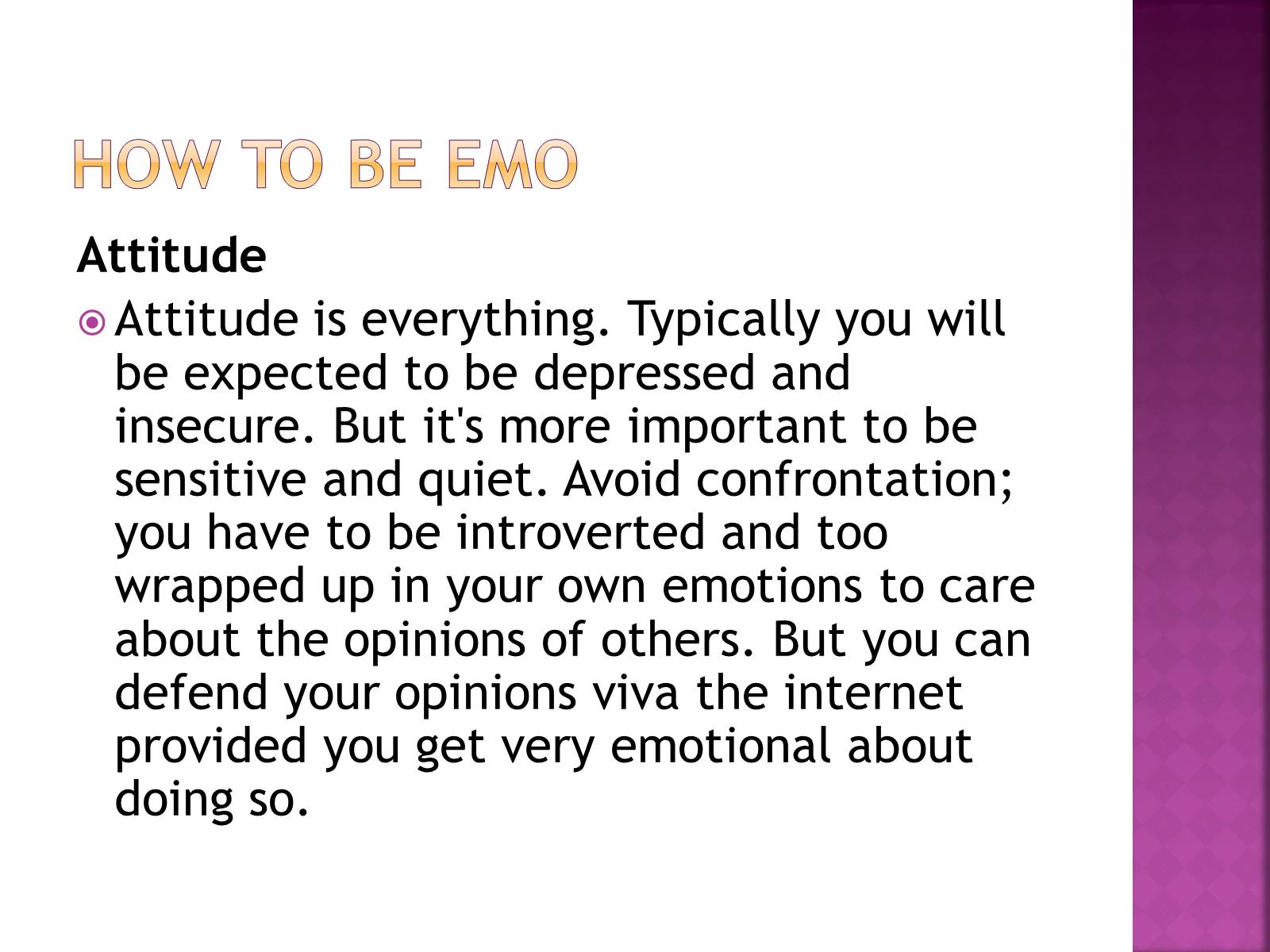 Презентація на тему «Emo» - Слайд #15 Презентація на тему «Emo» - Слайд #15