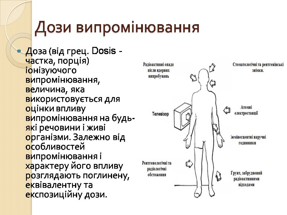 Презентація на тему «Дозиметрія» - Слайд #4 Презентація на тему «Дозиметрія» - Слайд #4