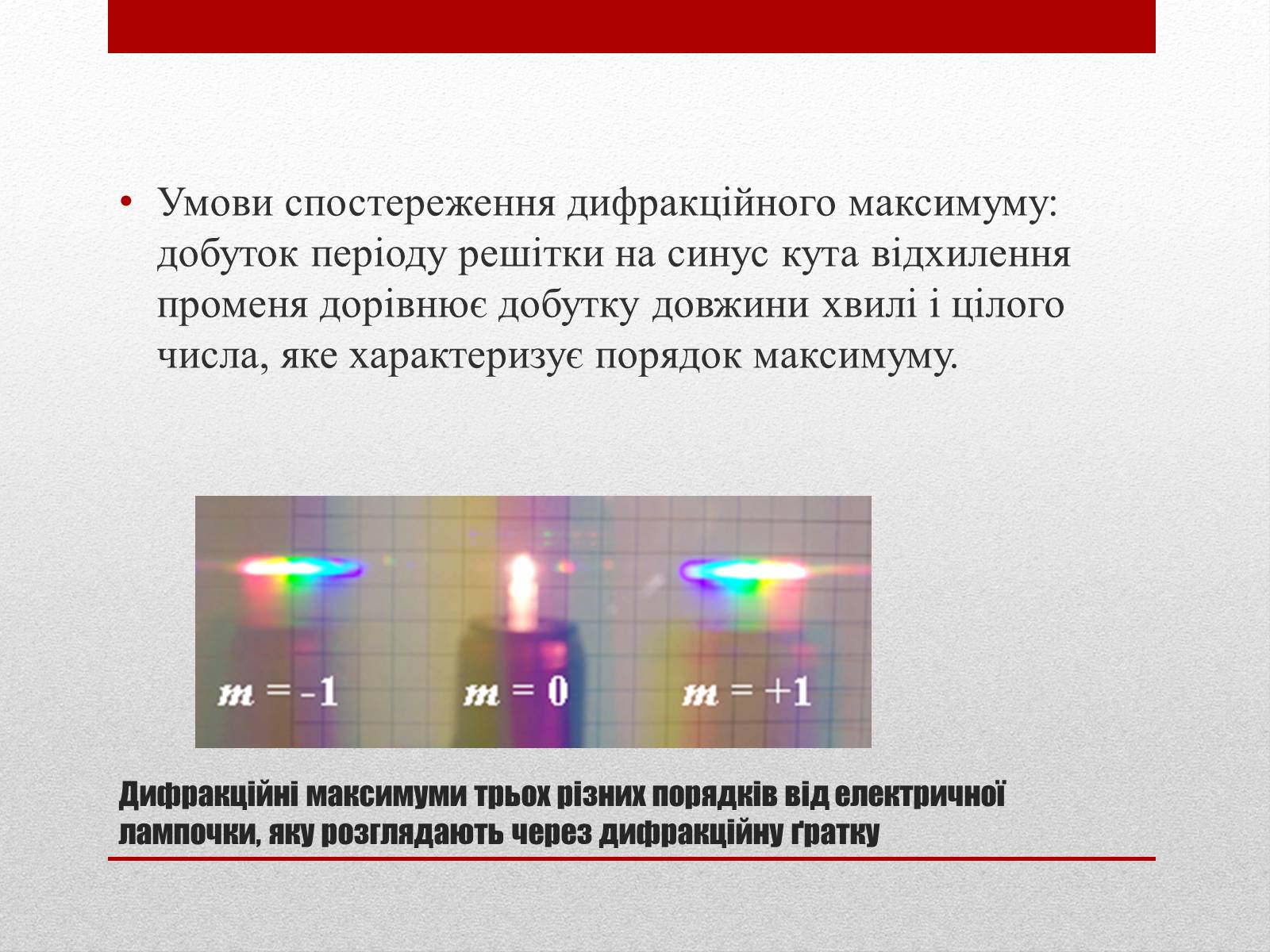 Презентація на тему «Дифракція світла» (варіант 3) - Слайд #9 Презентація на тему «Дифракція світла» (варіант 3) - Слайд #9