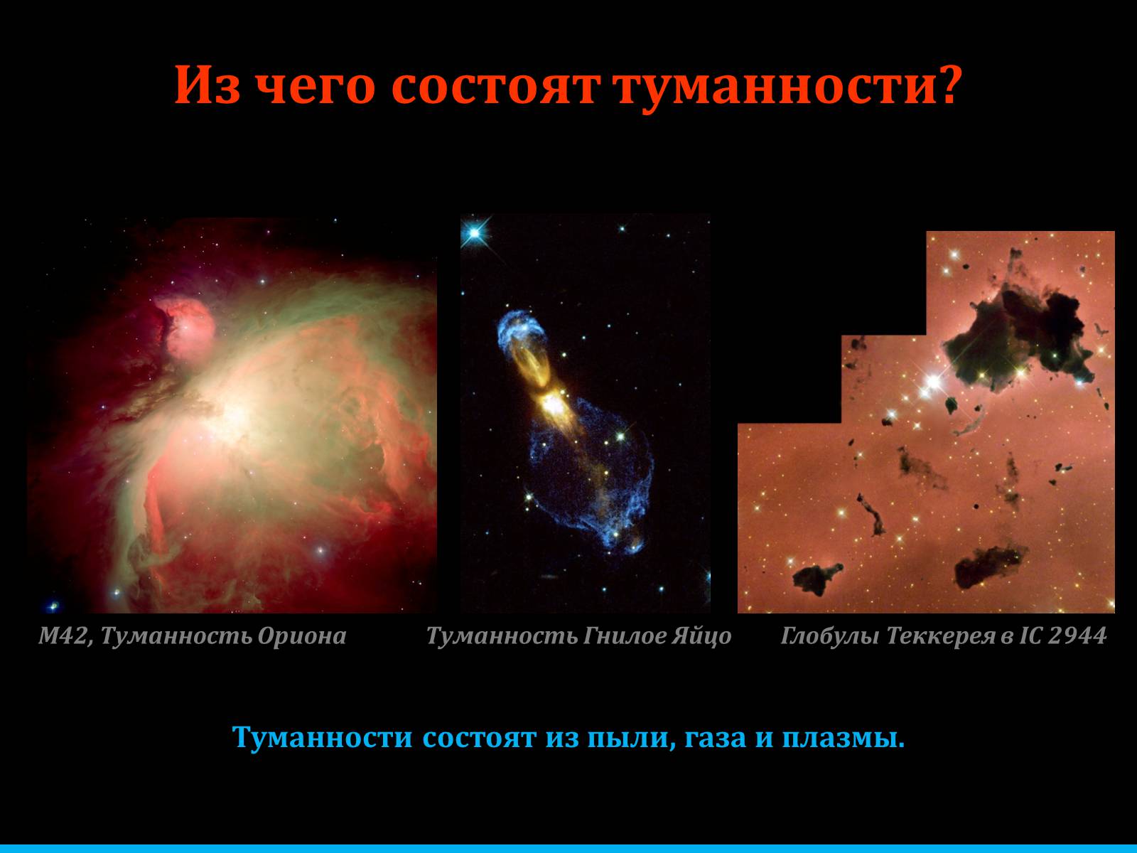Презентація на тему «Туманности и звёздные скопления» - Слайд #4 Презентація на тему «Туманности и звёздные скопления» - Слайд #4