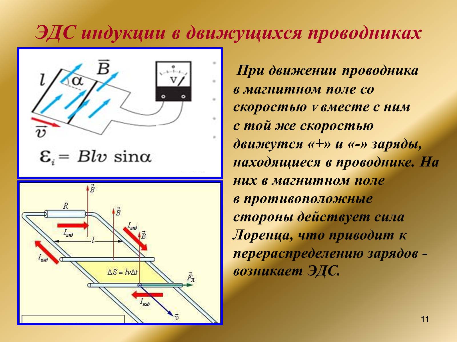 Презентація на тему «Явление электромагнитной индукции» - Слайд #11 Презентація на тему «Явление электромагнитной индукции» - Слайд #11
