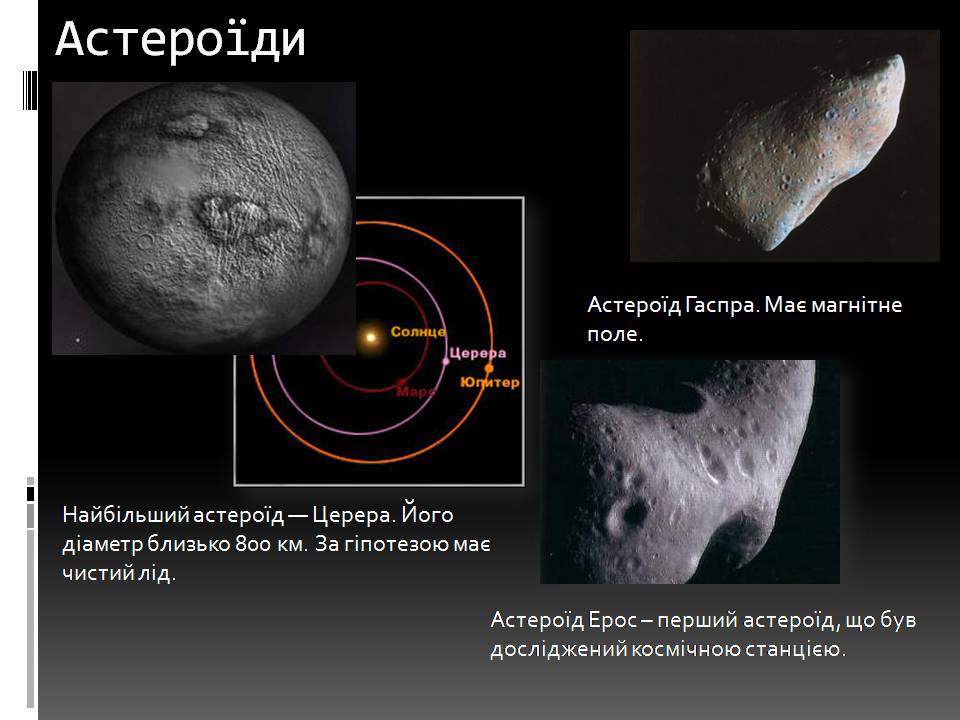 Презентація на тему «Малі тіла сонячної системи» (варіант 11) - Слайд #4 Презентація на тему «Малі тіла сонячної системи» (варіант 11) - Слайд #4