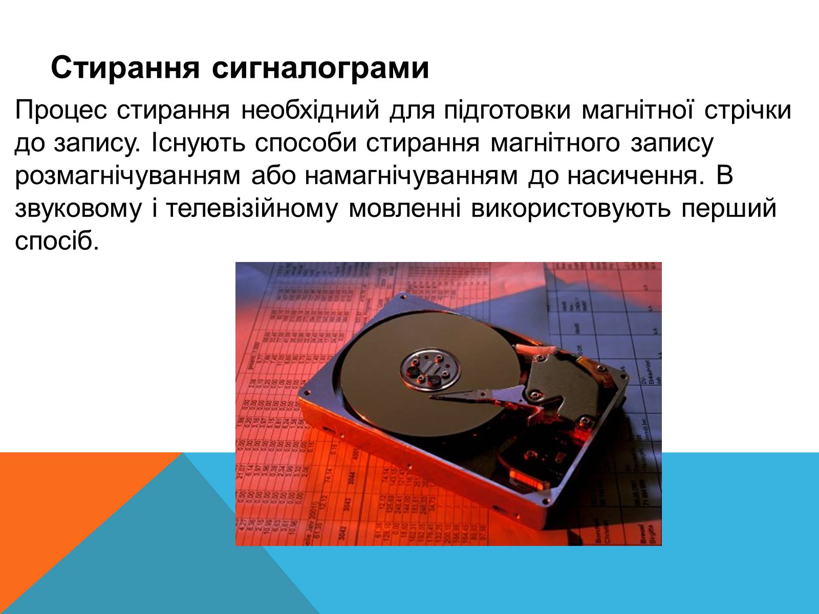 Презентація на тему «Магнітний запис інформації» (варіант 3) - Слайд #13 Презентація на тему «Магнітний запис інформації» (варіант 3) - Слайд #13