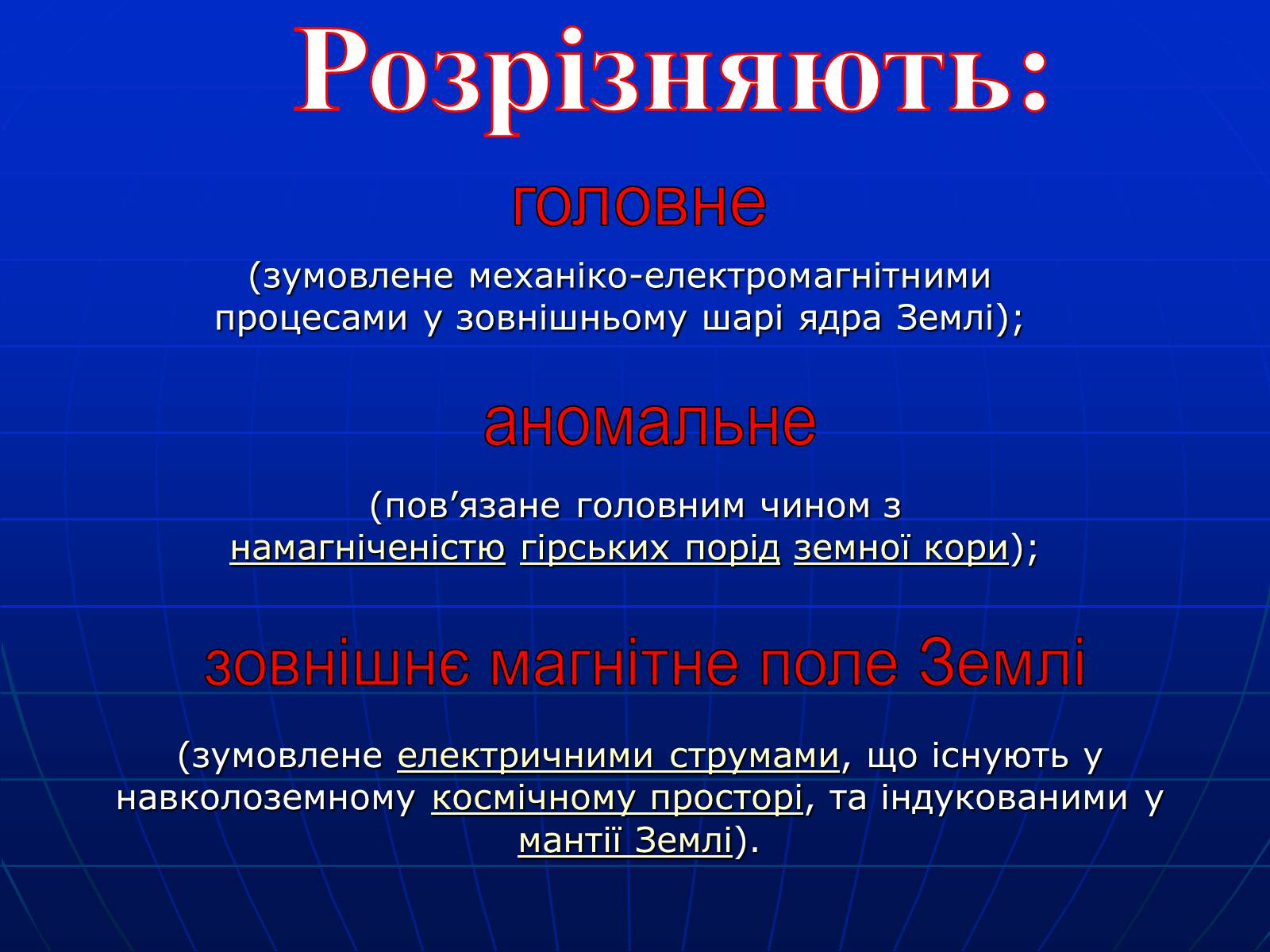 Презентація на тему «Магнитное поле Земли» (варіант 1) - Слайд #3 Презентація на тему «Магнитное поле Земли» (варіант 1) - Слайд #3
