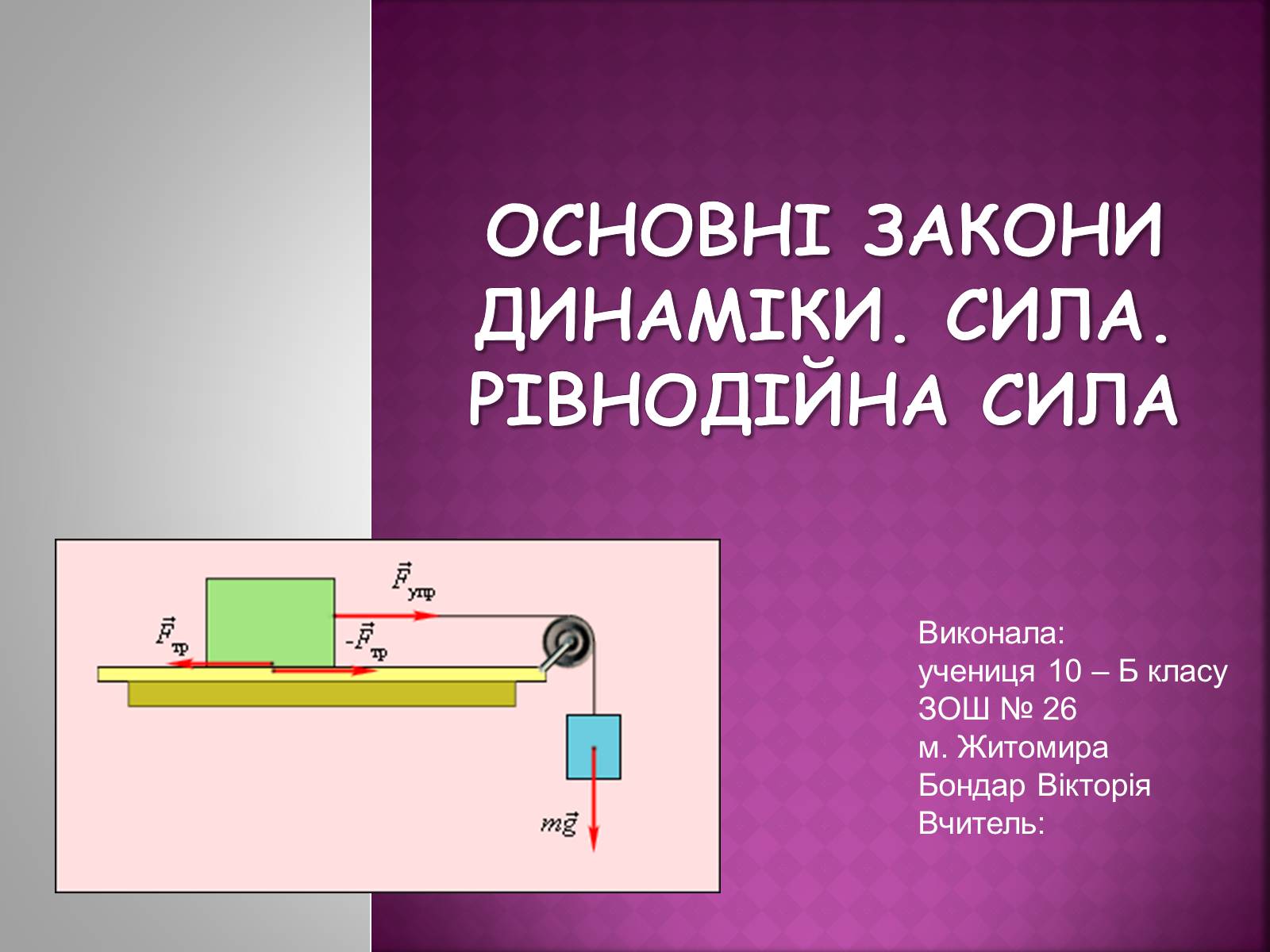 Презентація на тему «Основні закони динаміки. Сила. Рівнодійна сила» - Слайд #1 Презентація на тему «Основні закони динаміки. Сила. Рівнодійна сила» - Слайд #1