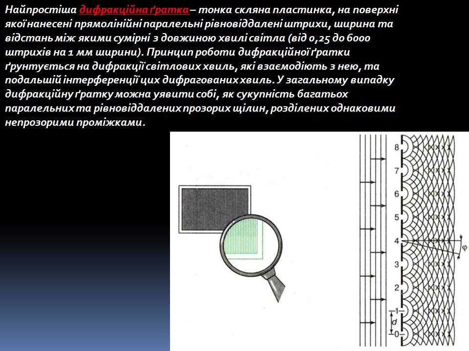Презентація на тему «Дифракційна гратка» - Слайд #3 Презентація на тему «Дифракційна гратка» - Слайд #3