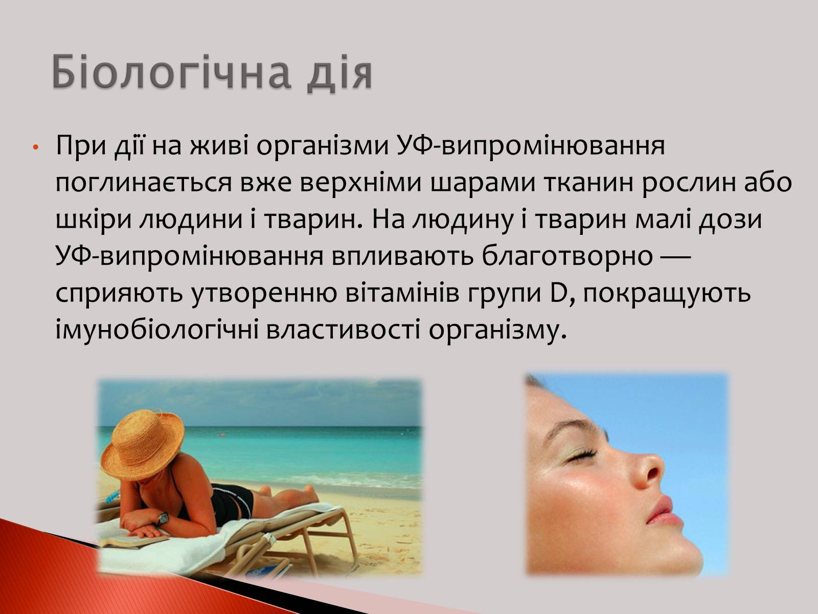 Презентація на тему «Ультрафіолетове випромінювання» (варіант 2) - Слайд #10 Презентація на тему «Ультрафіолетове випромінювання» (варіант 2) - Слайд #10