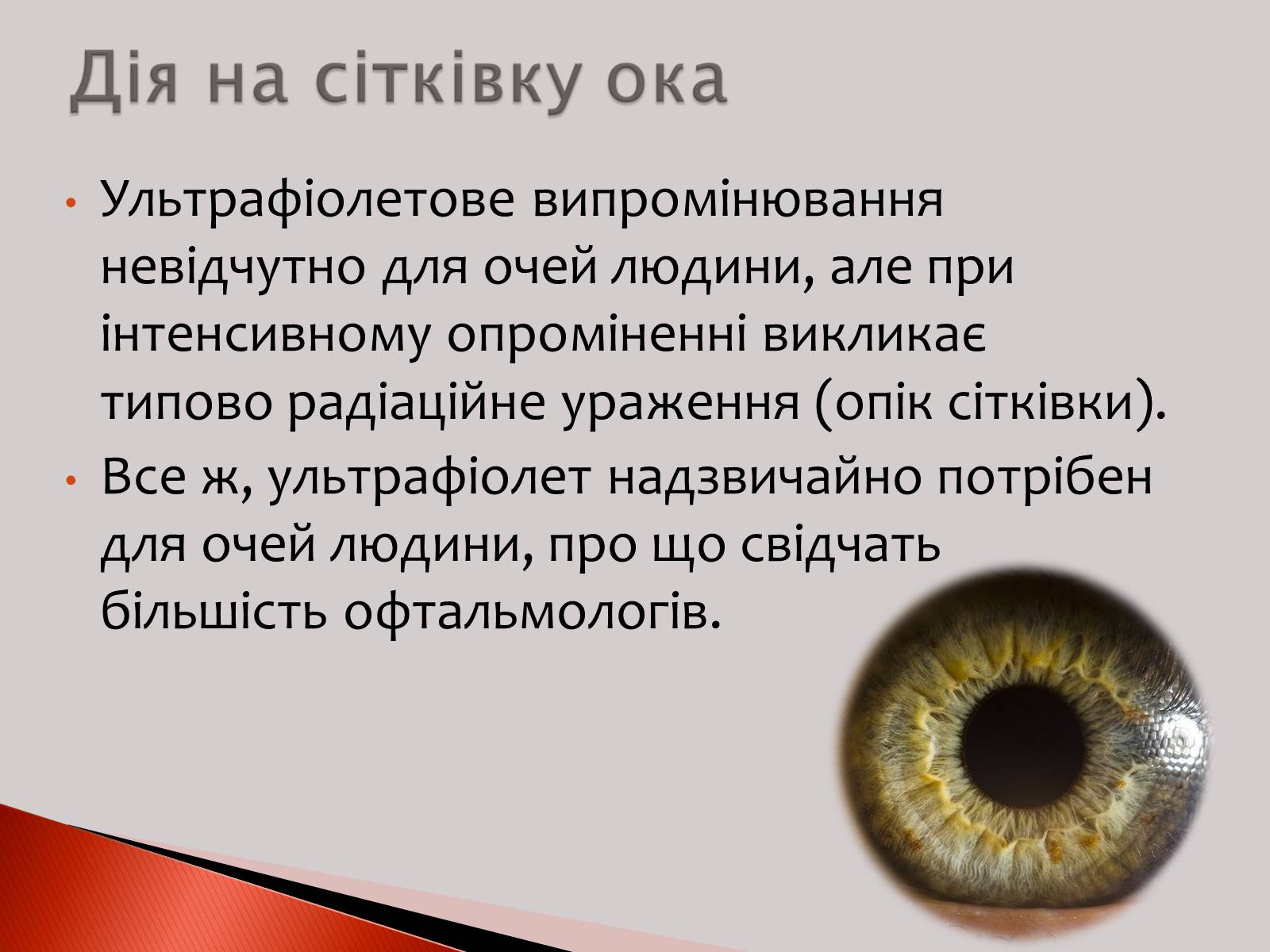 Презентація на тему «Ультрафіолетове випромінювання» (варіант 2) - Слайд #13 Презентація на тему «Ультрафіолетове випромінювання» (варіант 2) - Слайд #13