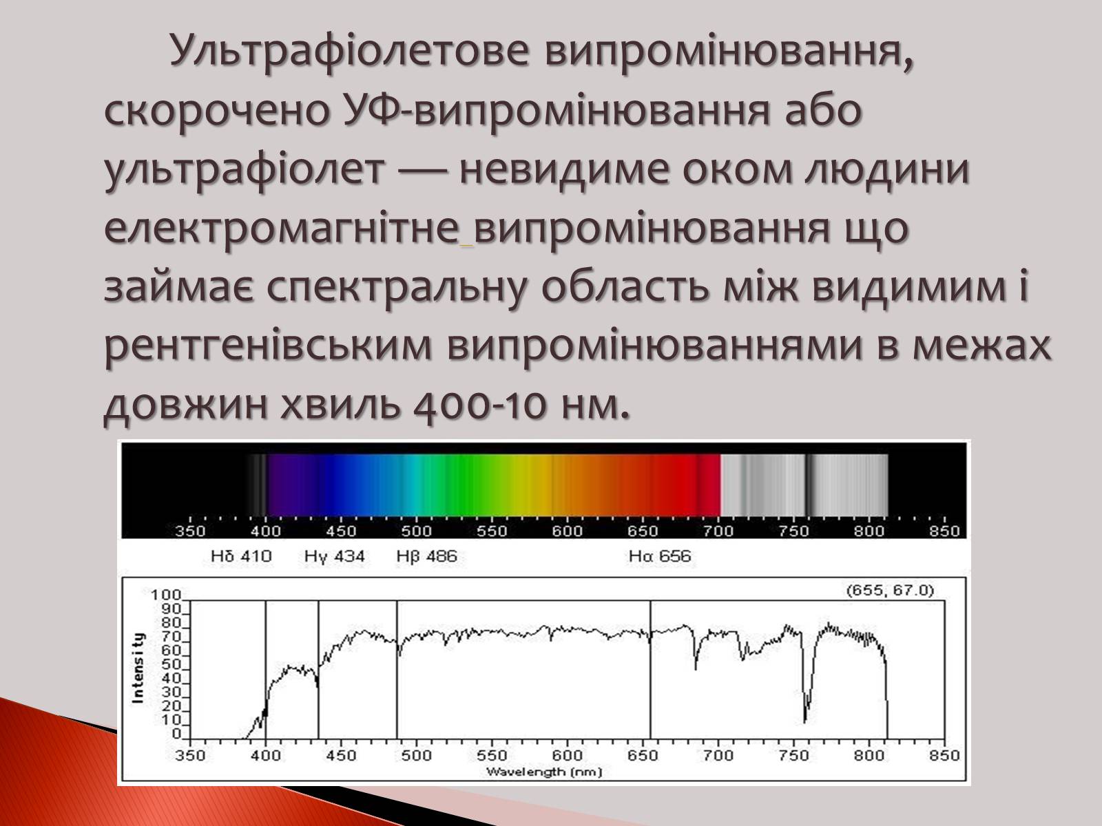 Презентація на тему «Ультрафіолетове випромінювання» (варіант 2) - Слайд #2 Презентація на тему «Ультрафіолетове випромінювання» (варіант 2) - Слайд #2