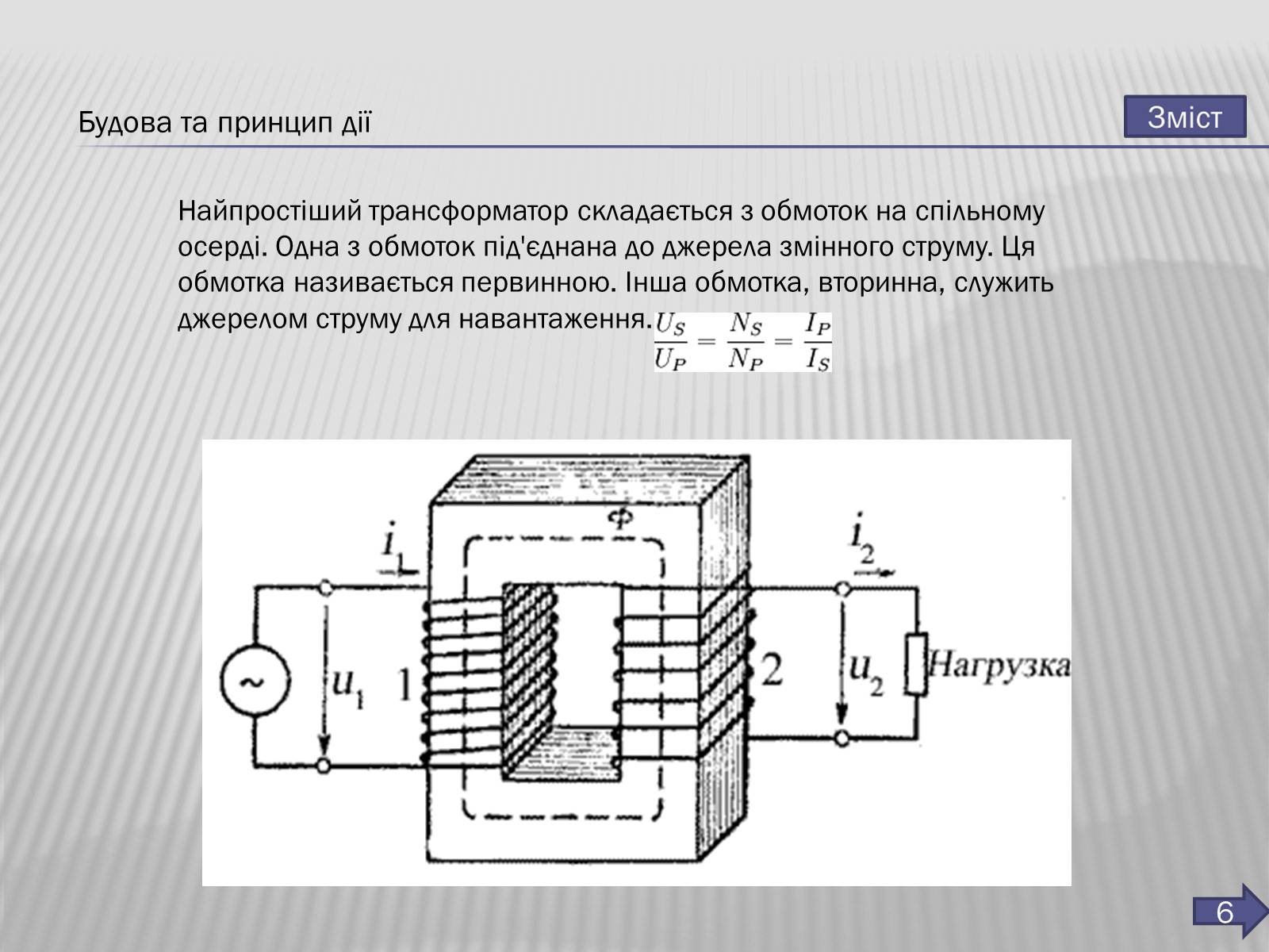 Презентація на тему «Трансформатор» (варіант 3) - Слайд #7 Презентація на тему «Трансформатор» (варіант 3) - Слайд #7