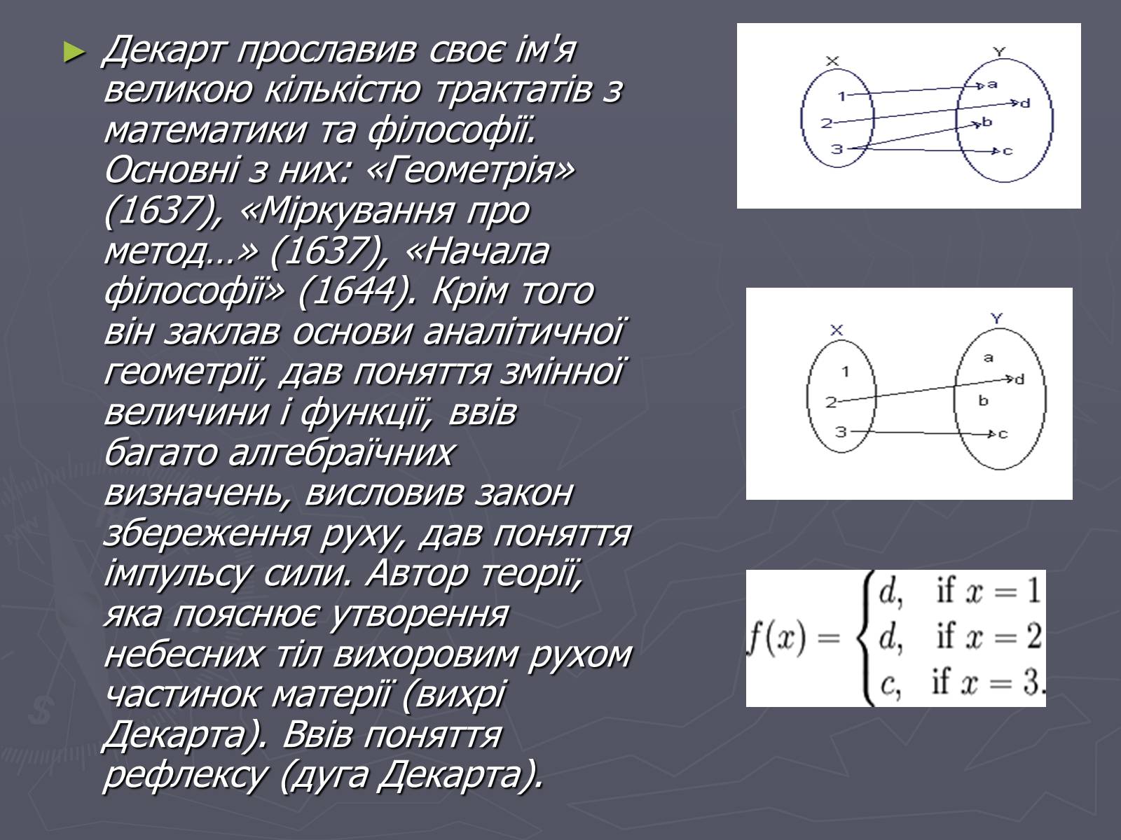 Презентація на тему «Рене Декарт» (варіант 1) - Слайд #12 Презентація на тему «Рене Декарт» (варіант 1) - Слайд #12
