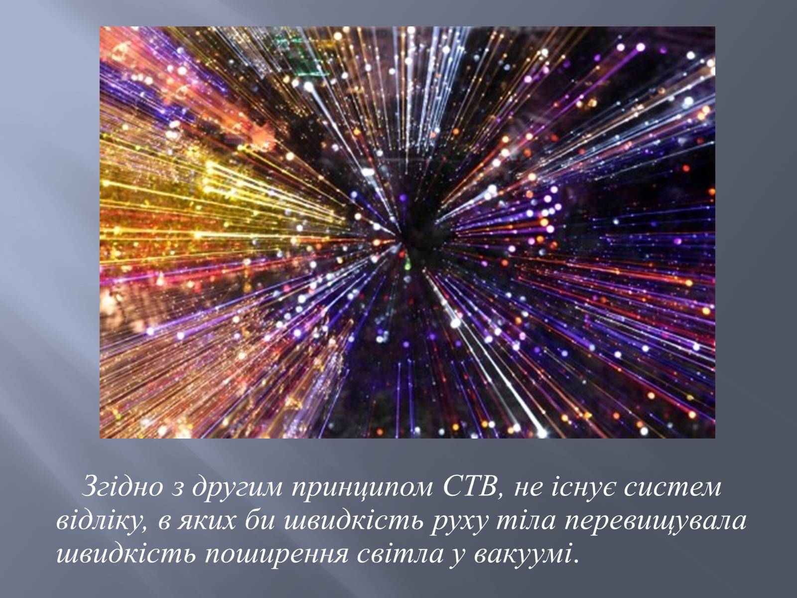 Презентація на тему «Спеціальна теорія відносності» (варіант 2) - Слайд #15 Презентація на тему «Спеціальна теорія відносності» (варіант 2) - Слайд #15