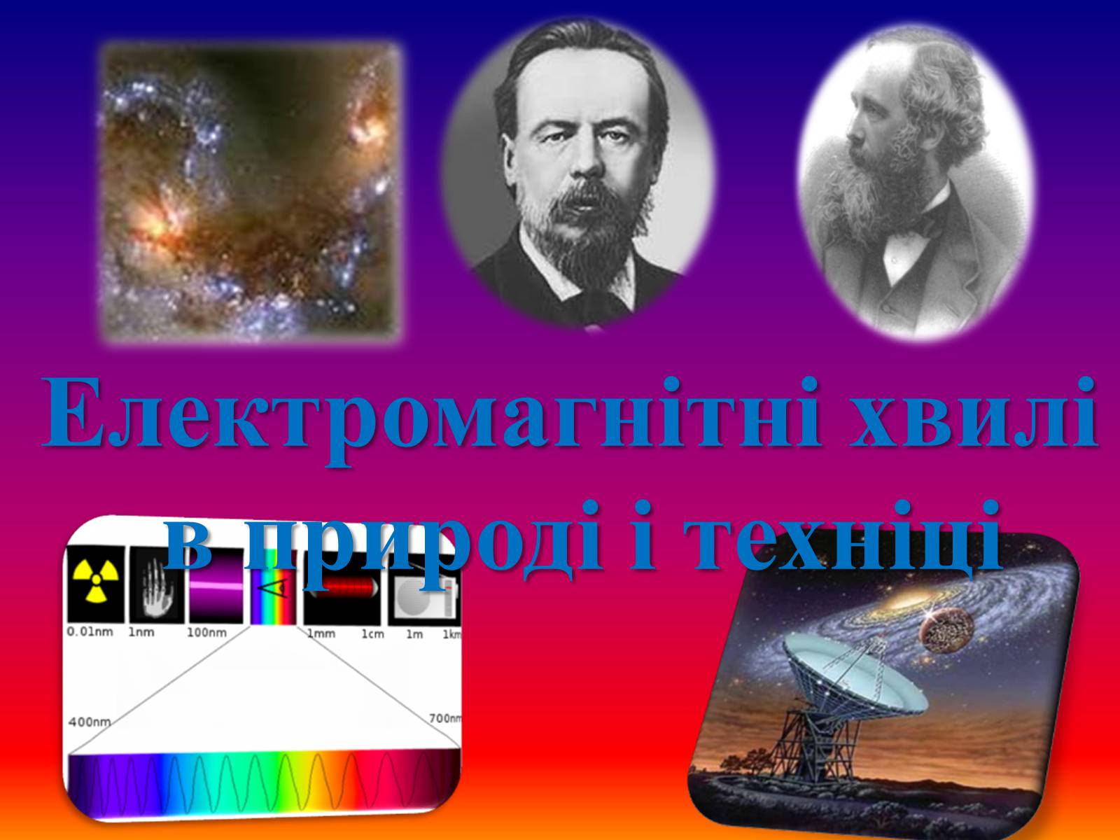 Презентація на тему «Електромагнітні хвилі в природі і техніці» (варіант 2) - Слайд #1 Презентація на тему «Електромагнітні хвилі в природі і техніці» (варіант 2) - Слайд #1