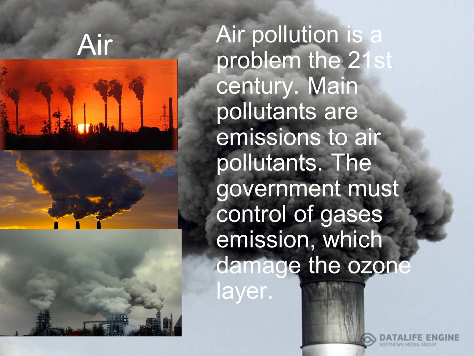 Презентація на тему «Pollution» (варіант 2) - Слайд #8 Презентація на тему «Pollution» (варіант 2) - Слайд #8
