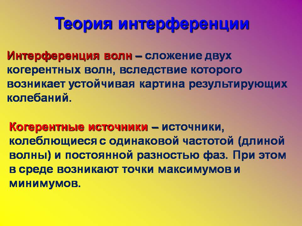 Презентація на тему «Интерференция света в тонких пленках» - Слайд #4 Презентація на тему «Интерференция света в тонких пленках» - Слайд #4