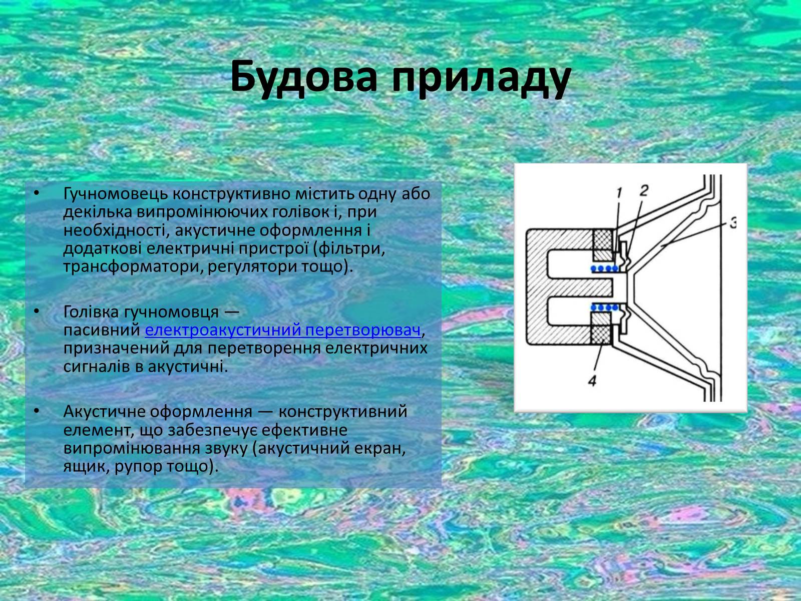 Презентація на тему «Гучномовець» (варіант 1) - Слайд #4 Презентація на тему «Гучномовець» (варіант 1) - Слайд #4