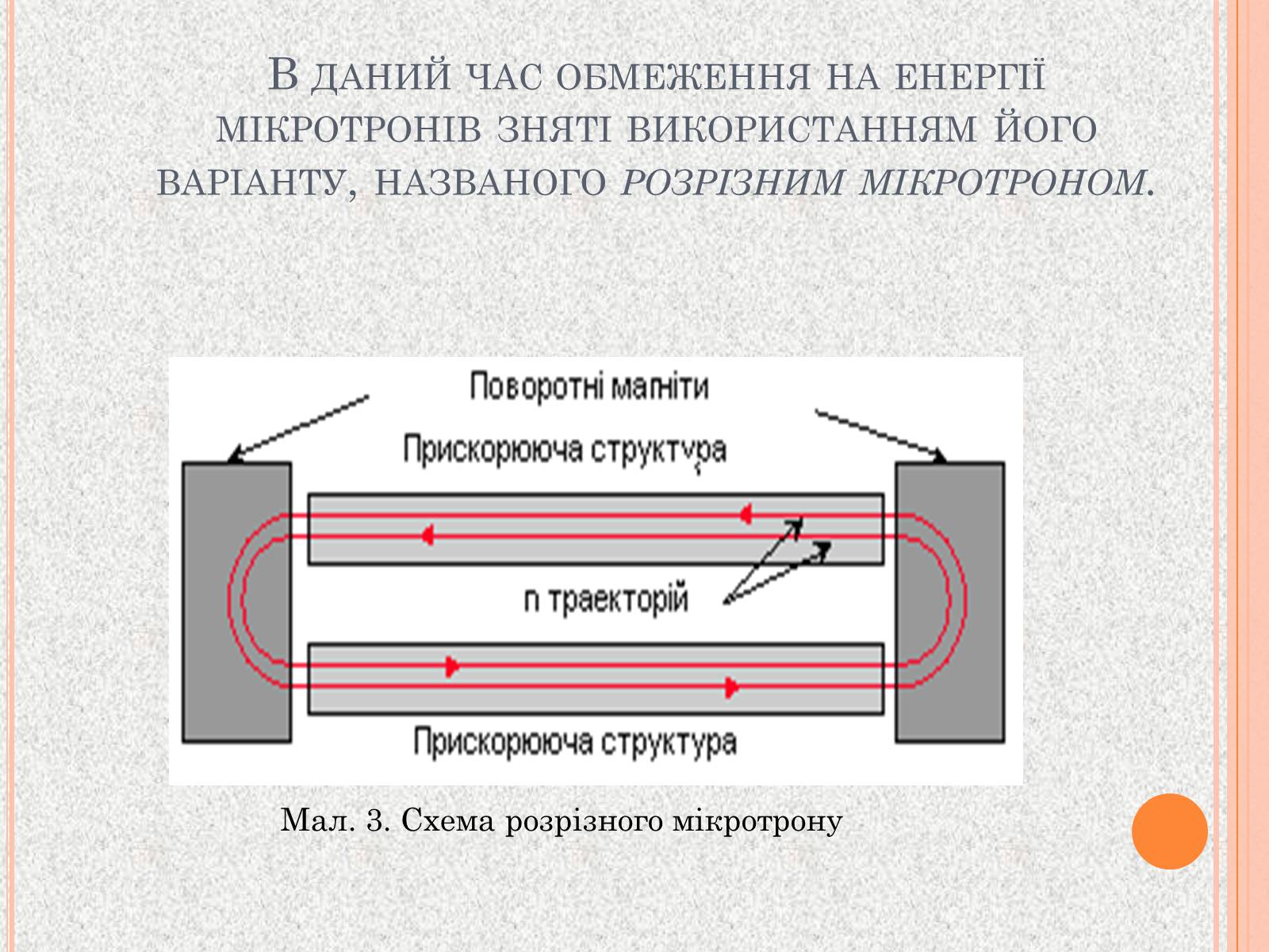 Презентація на тему «Прискорювачі заряджених частинок» (варіант 1) - Слайд #7 Презентація на тему «Прискорювачі заряджених частинок» (варіант 1) - Слайд #7