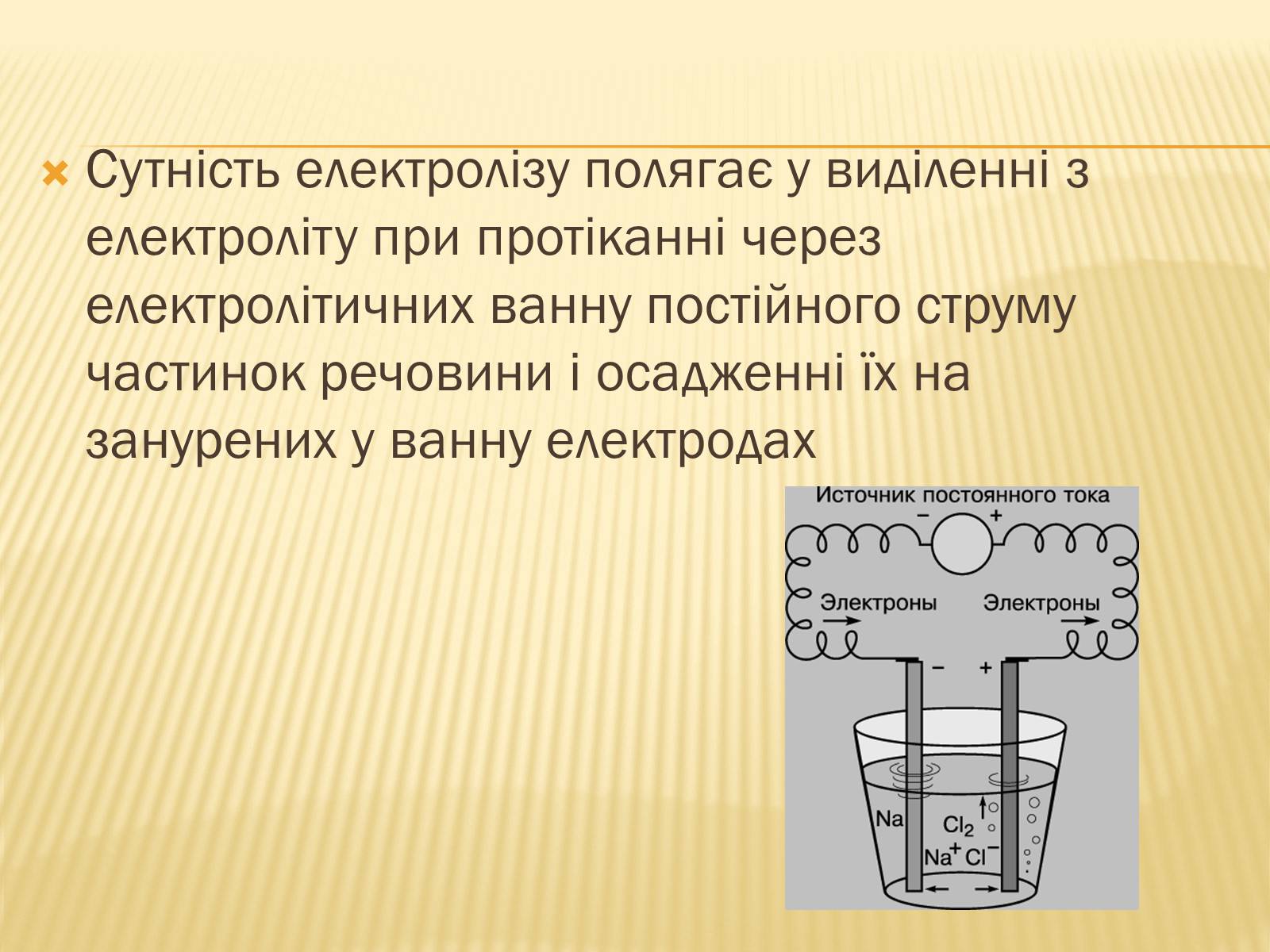 Презентація на тему «Електроліз» (варіант 1) - Слайд #5 Презентація на тему «Електроліз» (варіант 1) - Слайд #5