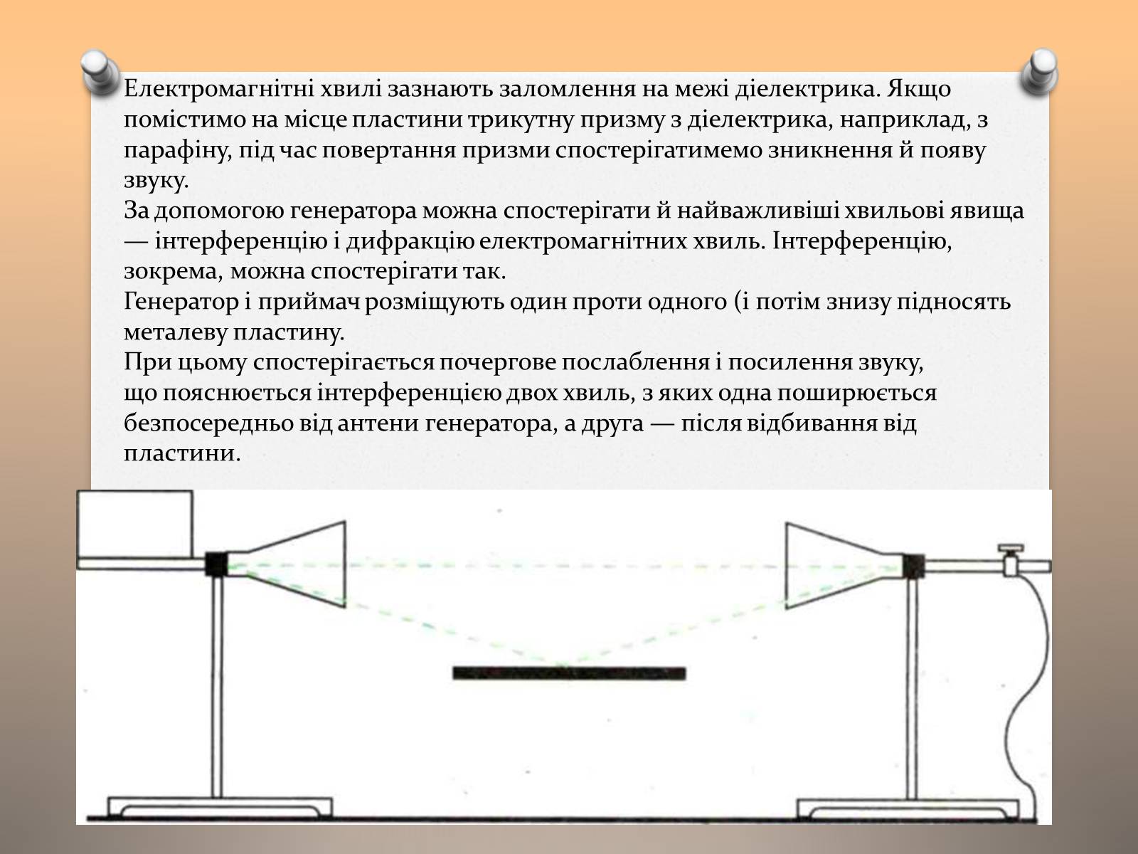 Презентація на тему «Властивості електромагнітних хвиль» (варіант 1) - Слайд #13 Презентація на тему «Властивості електромагнітних хвиль» (варіант 1) - Слайд #13