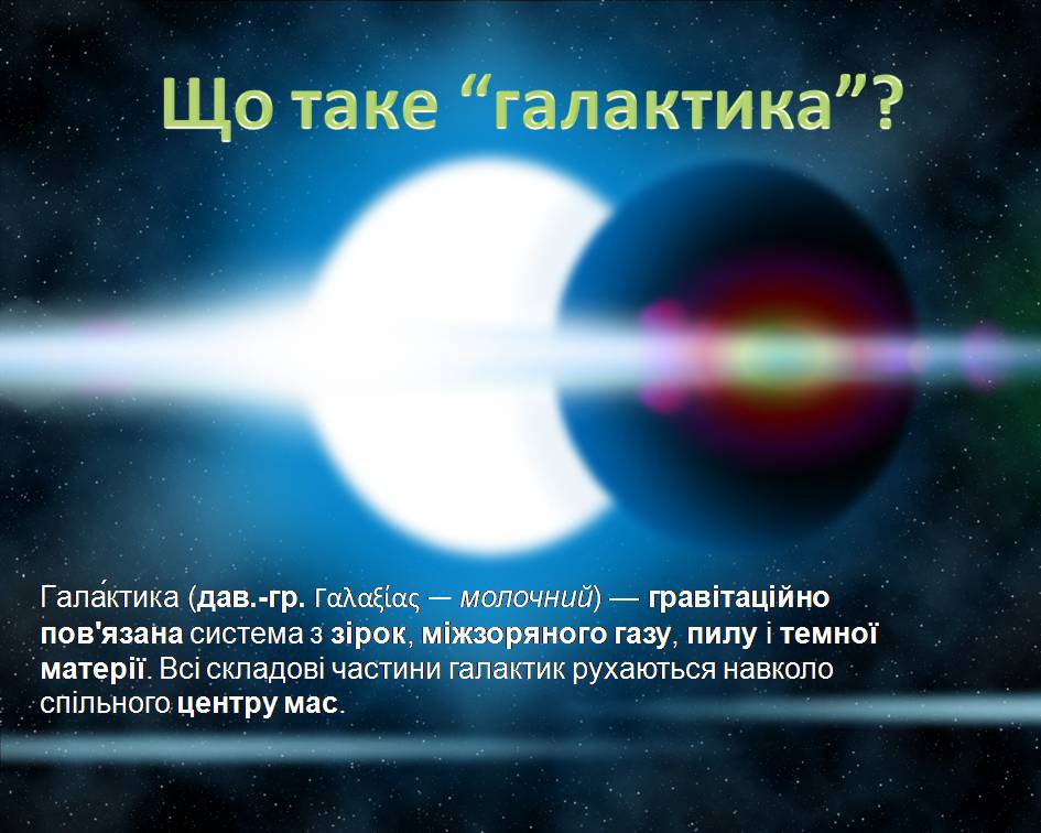 Презентація на тему «Наша галактика. Молочний Шлях» - Слайд #5 Презентація на тему «Наша галактика. Молочний Шлях» - Слайд #5